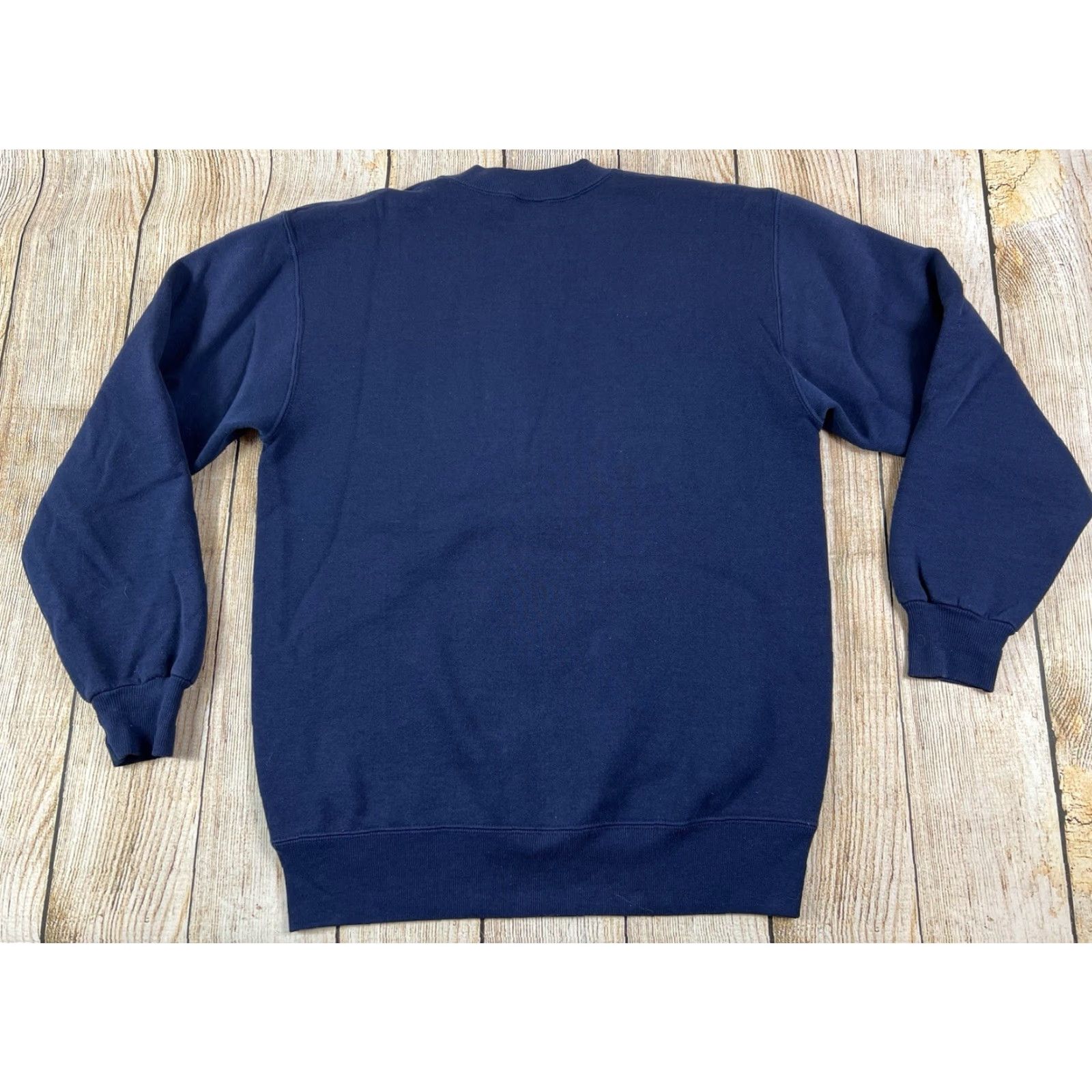 Russell Athletic VINTAGE Russell Athletic Sweatshirt Crewneck KU Kansas University Plaid Letters Blue M Mens Pullover All Seasons Size US M / EU 48-50 / 2 - 6 Thumbnail