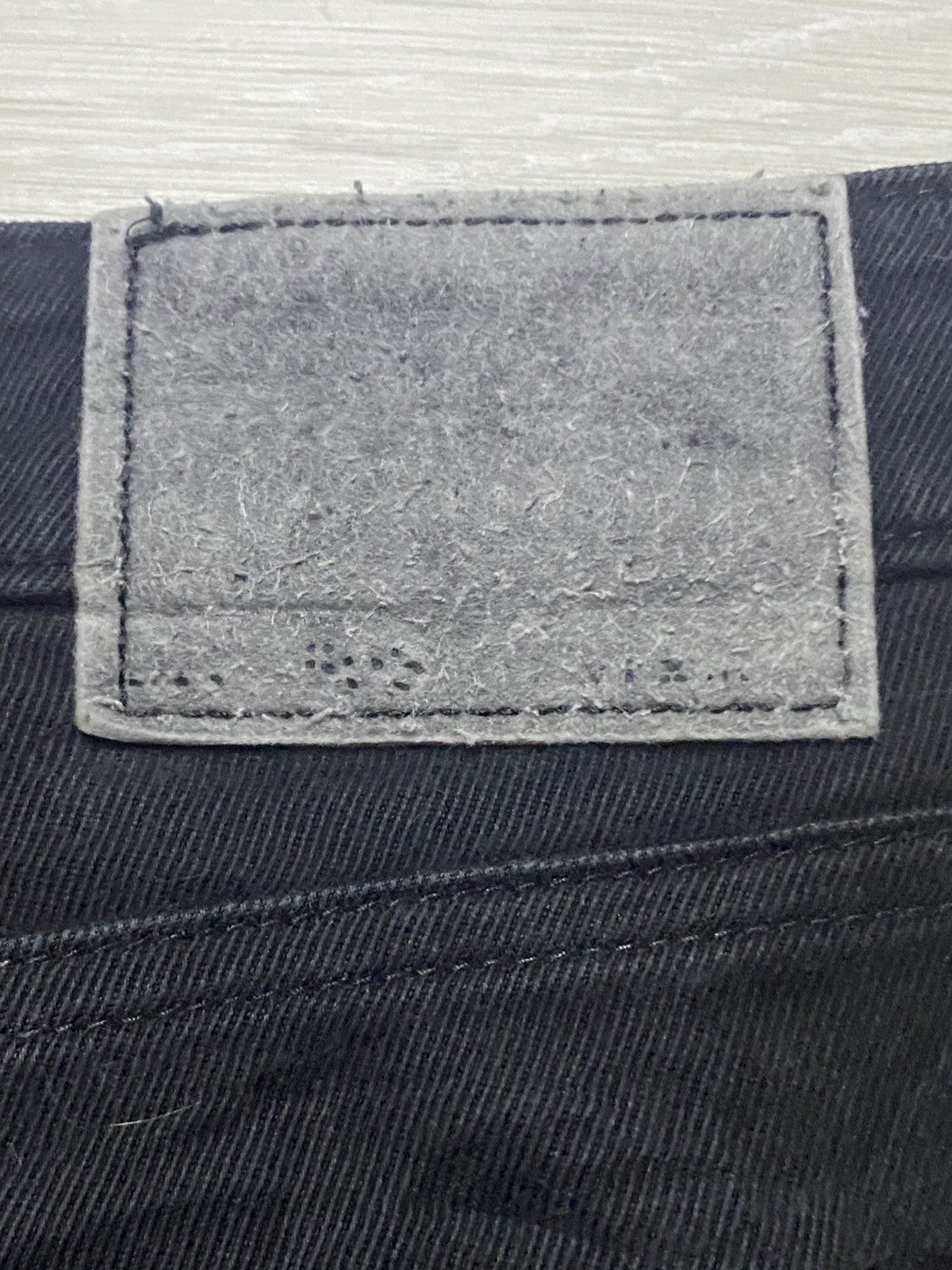 Japanese Brand Vintage Edwin 503 Black Denim Distressed Loose Jeans Size US 32 / EU 48 - 12 Thumbnail