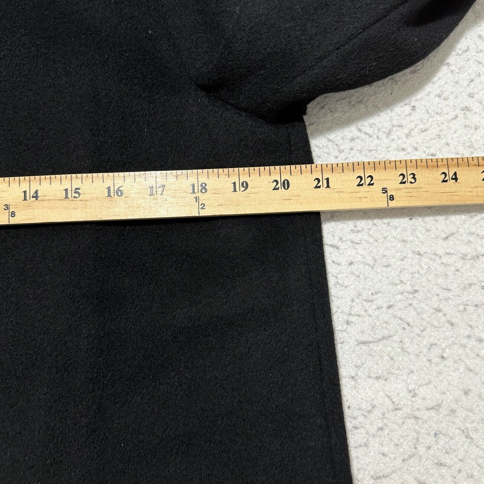 Other Dana Buchman 8 Black Wool Angora Blend High Neck Coat Jacket Size M / US 6-8 / IT 42-44 - 8 Thumbnail