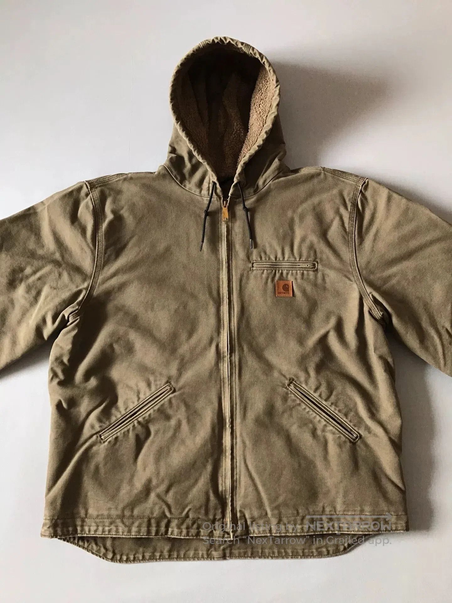Carhartt Carhartt J141 Hooded Canvas Jacket. Size US XL / EU 56 / 4 - 4 Thumbnail