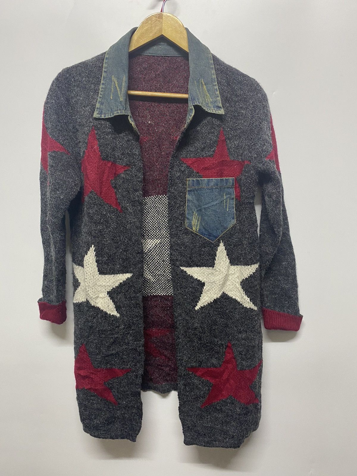 Designer × Japanese Brand × Other Japanese Brand Knitwear Wool Star Sweater Size M / US 6-8 / IT 42-44 - 1 Thumbnail