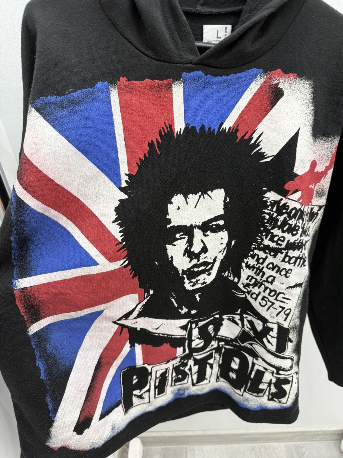 Band Tees Vintage 90s Sex Pistols Punk Sid Vicious Hoodie Size US L / EU 52-54 / 3 - 3 Thumbnail