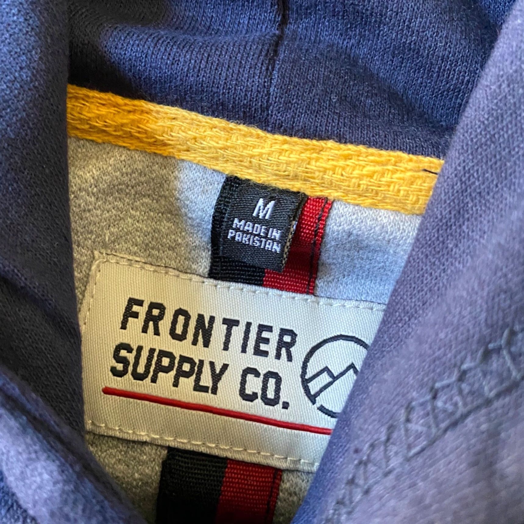 Vintage Frontier Mens Hoodie Pullover Size M Navy Blue FrontieR Pullover Hoodie Mens M Navy Blue Frontier Shirt Hoodie Mens Size US M / EU 48-50 / 2 - 2 Thumbnail