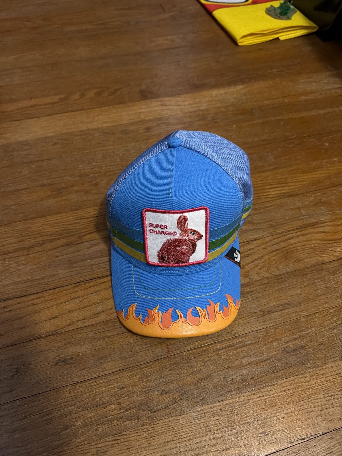 Goorin Bros. Super charged rabbit hat with flames Size ONE SIZE - 1 Thumbnail