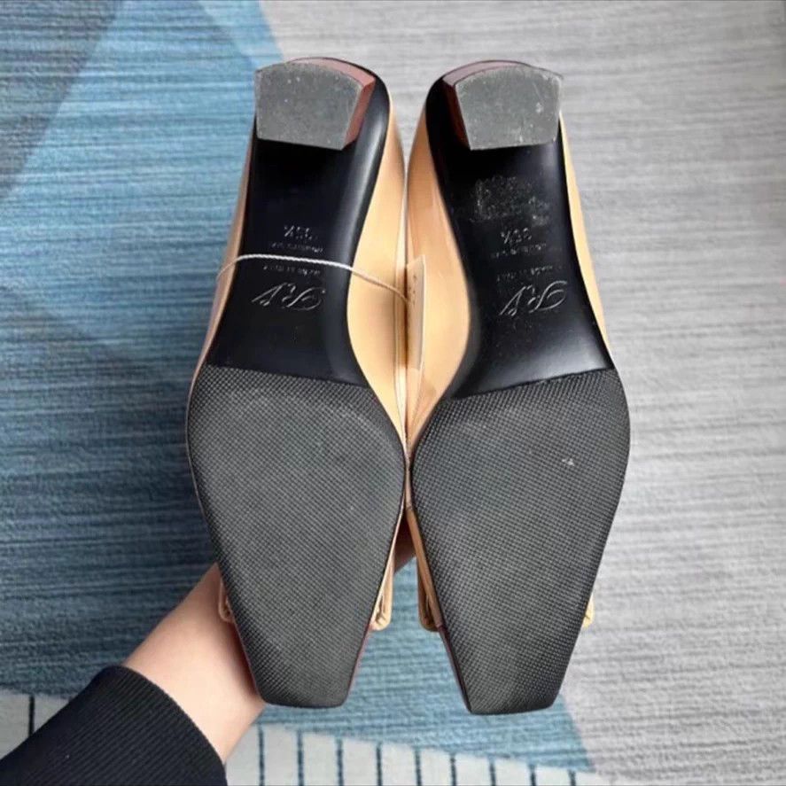 Roger Vivier RV 95 New Color Block Heels 35.5 EU Size US 4.5 / IT 34.5 - 3 Thumbnail