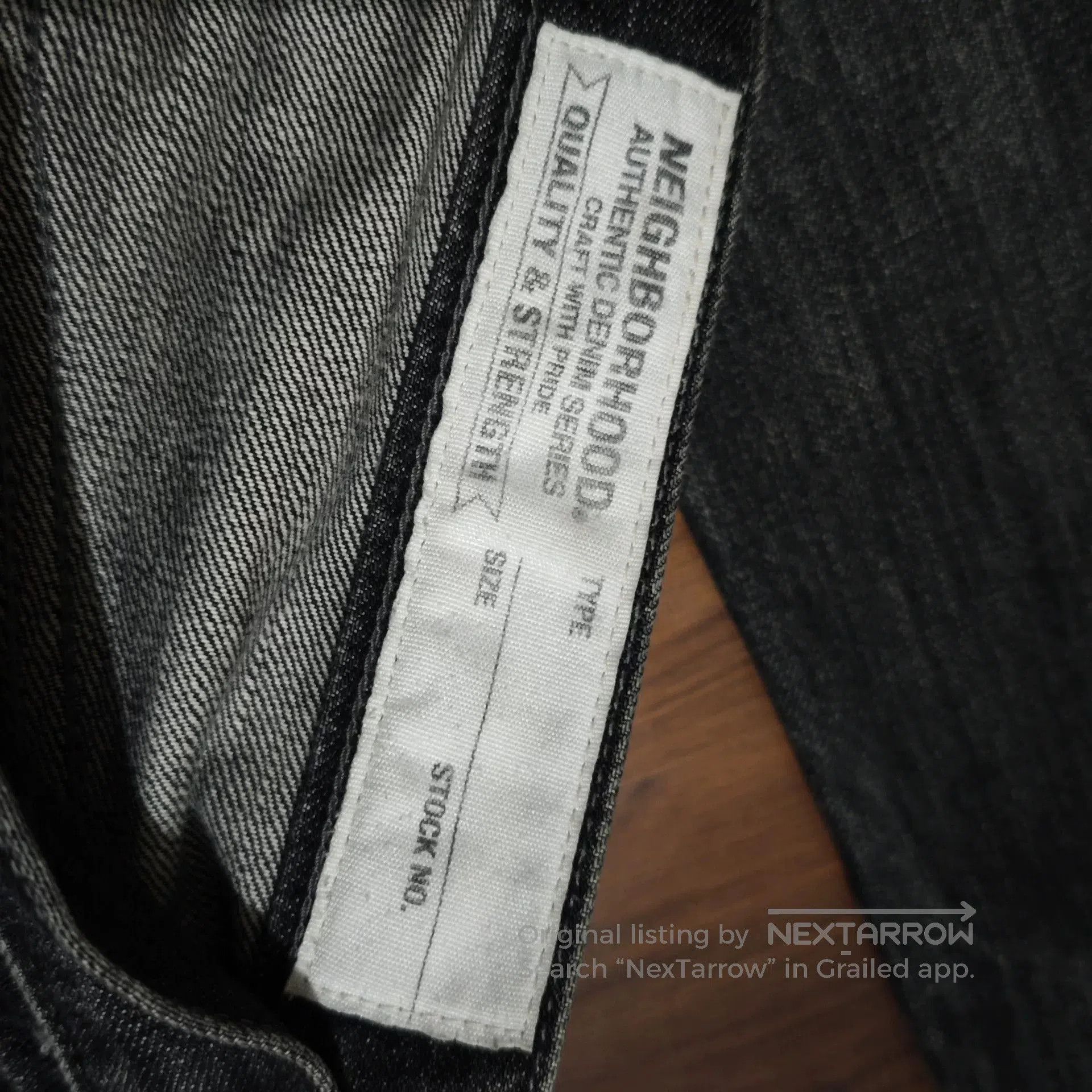 Neighborhood NEIGHBORHOOD DPM Basic Washed Raw Denim Jeans. Size US 30 / EU 46 - 4 Thumbnail