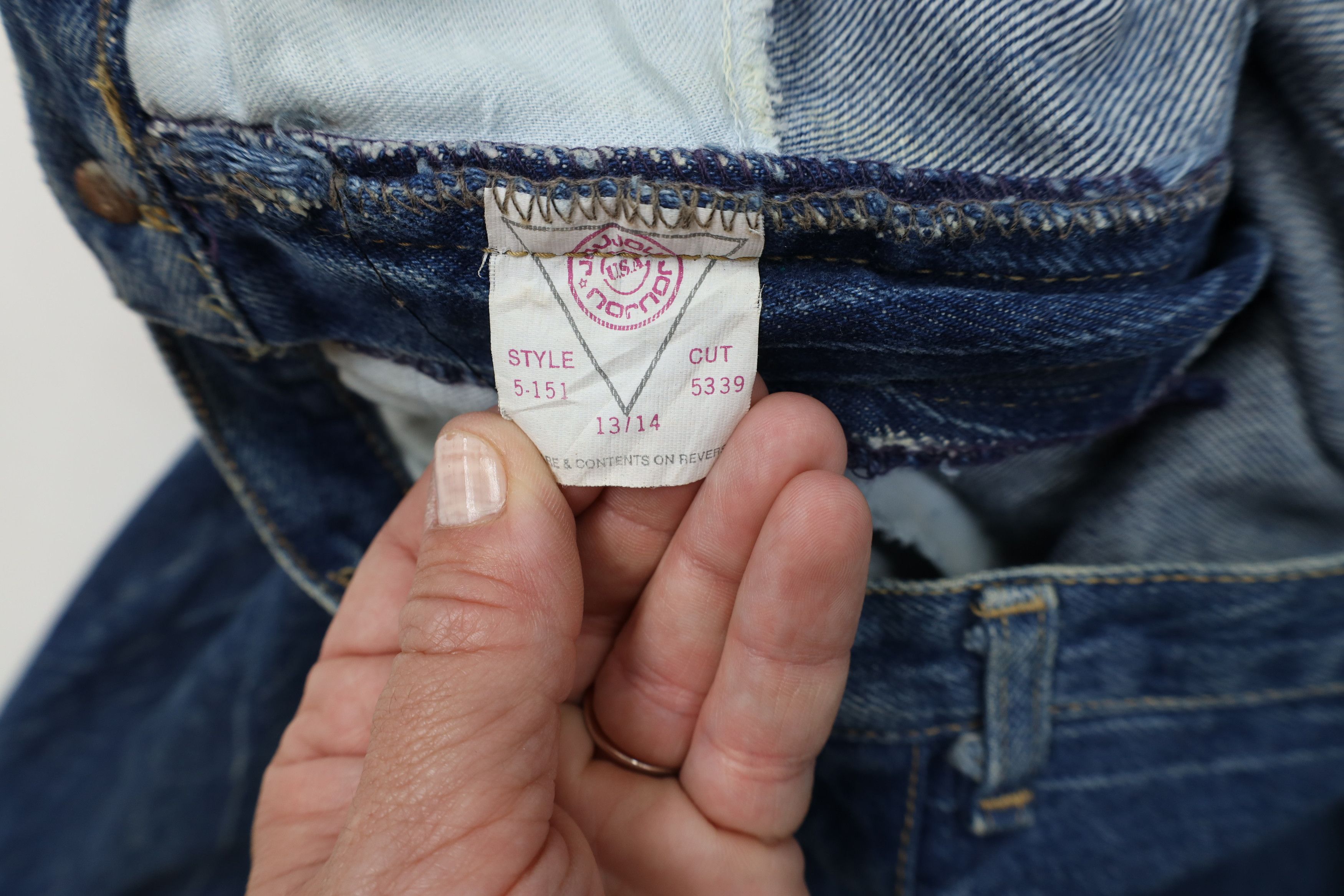 Vintage Vintage 90s Streetwear Acid Wash Tapered Leg Denim Jeans Size 36" / US 14 / IT 50 - 10 Thumbnail