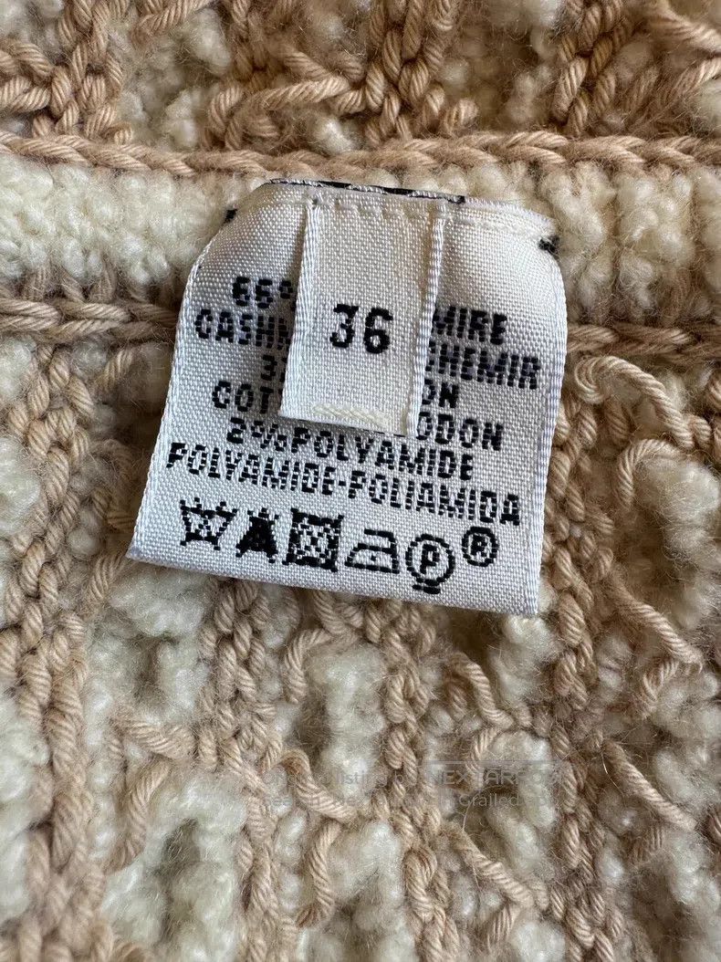 Hermes Hermes Cashmere zippered jacket, 66% cashmere, 32% wool Size XS / US 0-2 / IT 36-38 - 4 Thumbnail