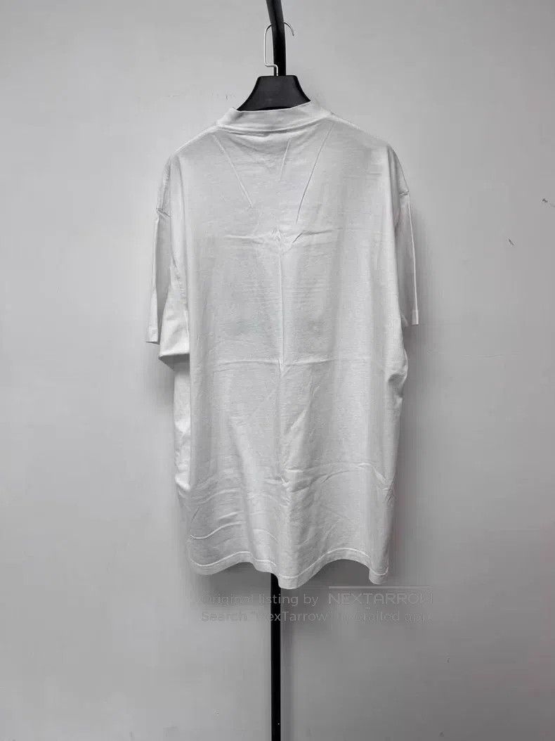 Balenciaga Balenciaga Letter Logo Printed Round Neck Casual Short Sle Size US M / EU 48-50 / 2 - 2 Thumbnail