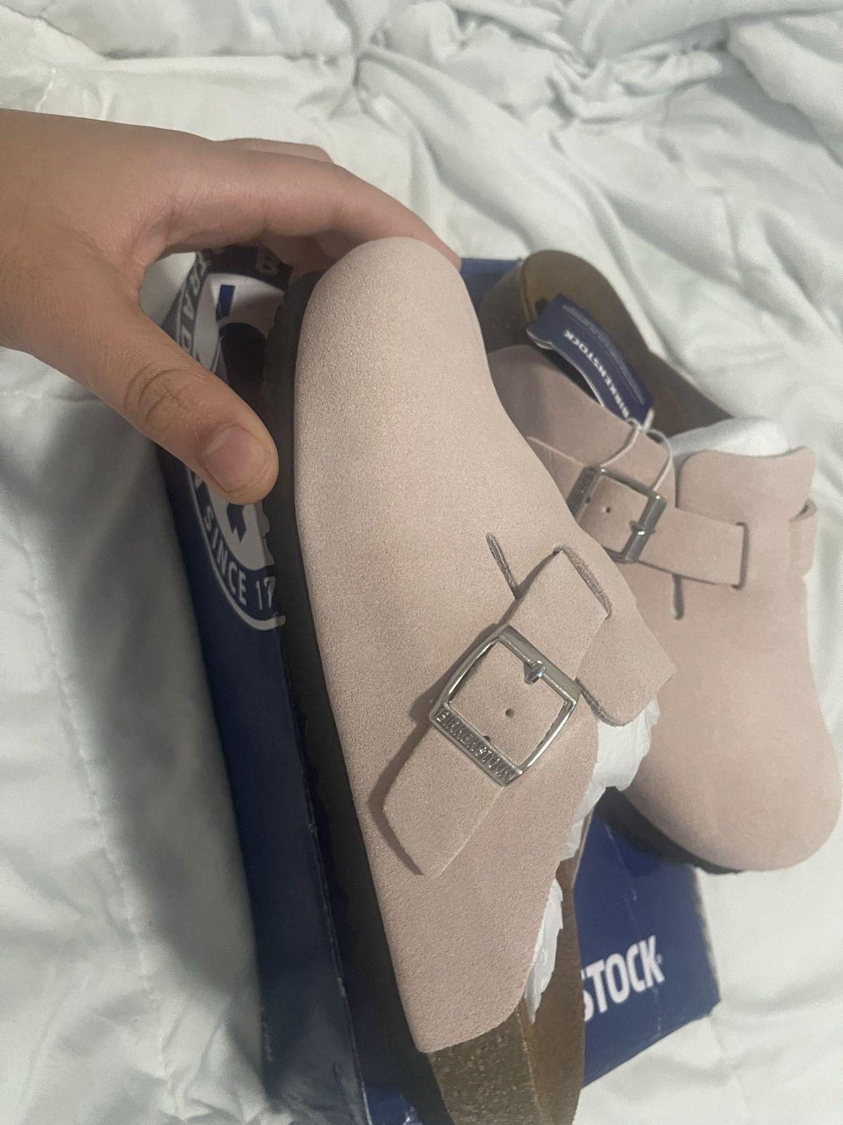 Birkenstock Birkenstock Boston light pink M8 W7 Size US 8 / EU 41 - 6 Thumbnail