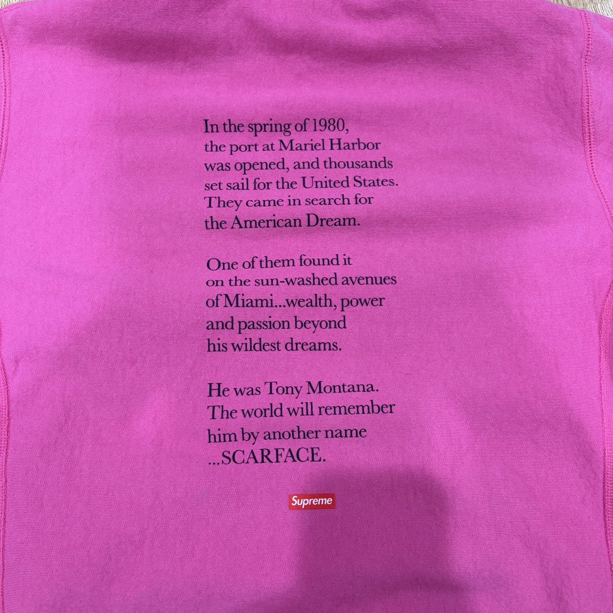 Supreme FW17 Supreme Scarface Friend Hooded Sweatshirt Size US M / EU 48-50 / 2 - 3 Thumbnail
