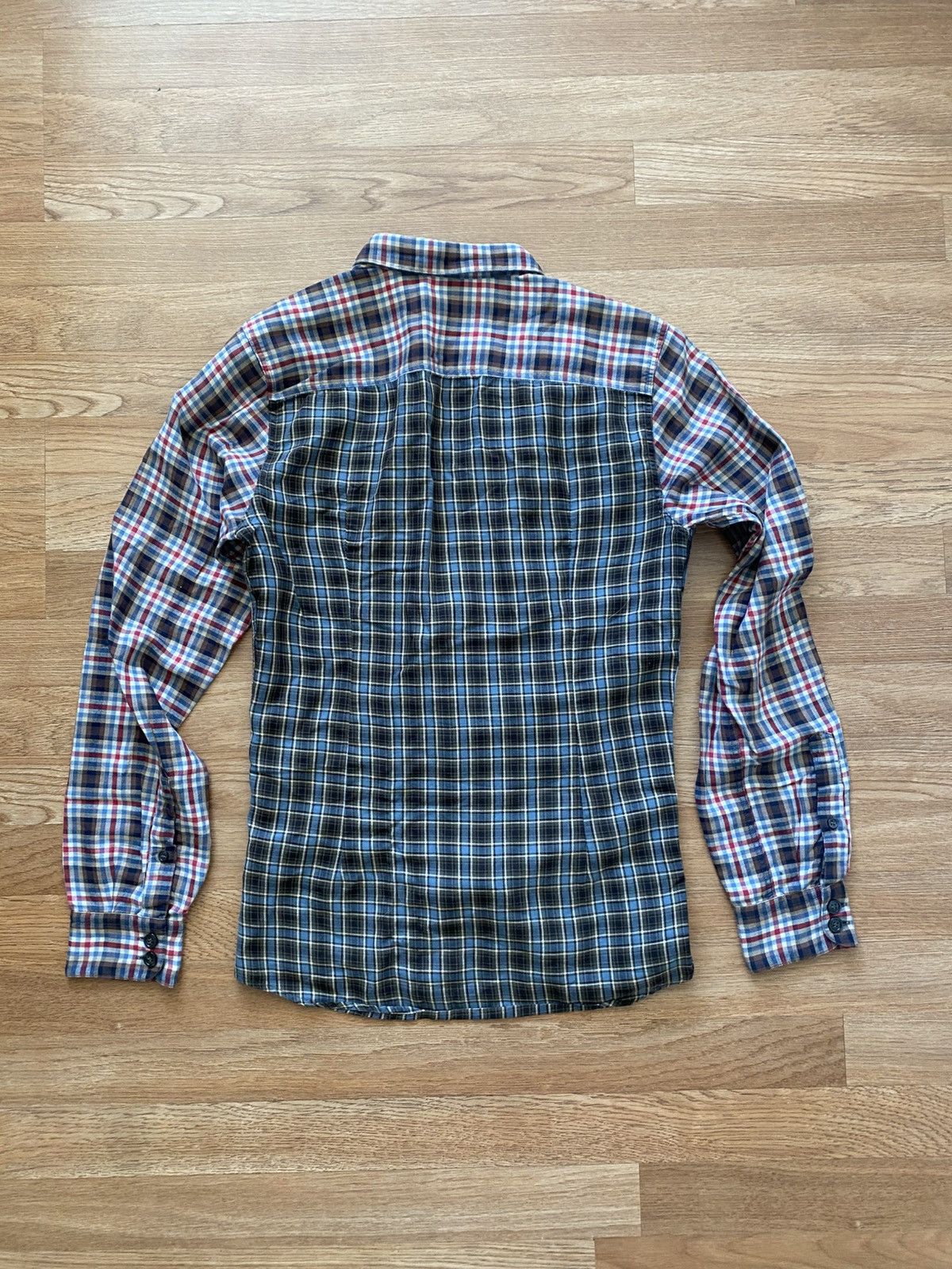 Dolce & Gabbana Dolce & Gabbana Sicilia Plaid Patchwork Button Up Size US XXS / EU 40 - 2 Thumbnail