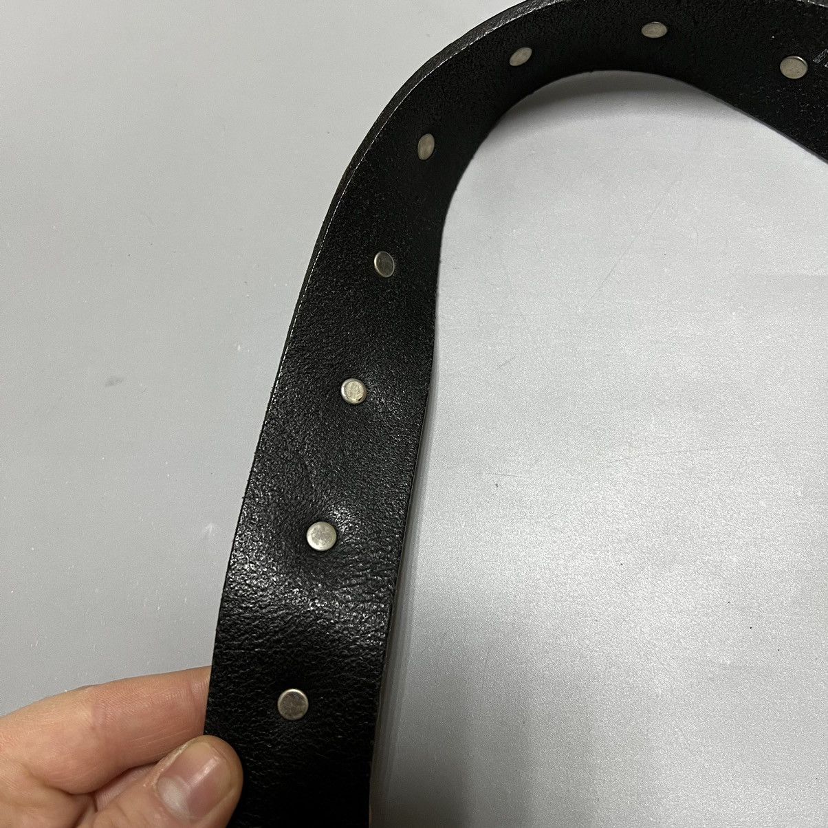 Vintage Vintage leather belt rock’n roll voodo chops Size ONE SIZE - 11 Thumbnail
