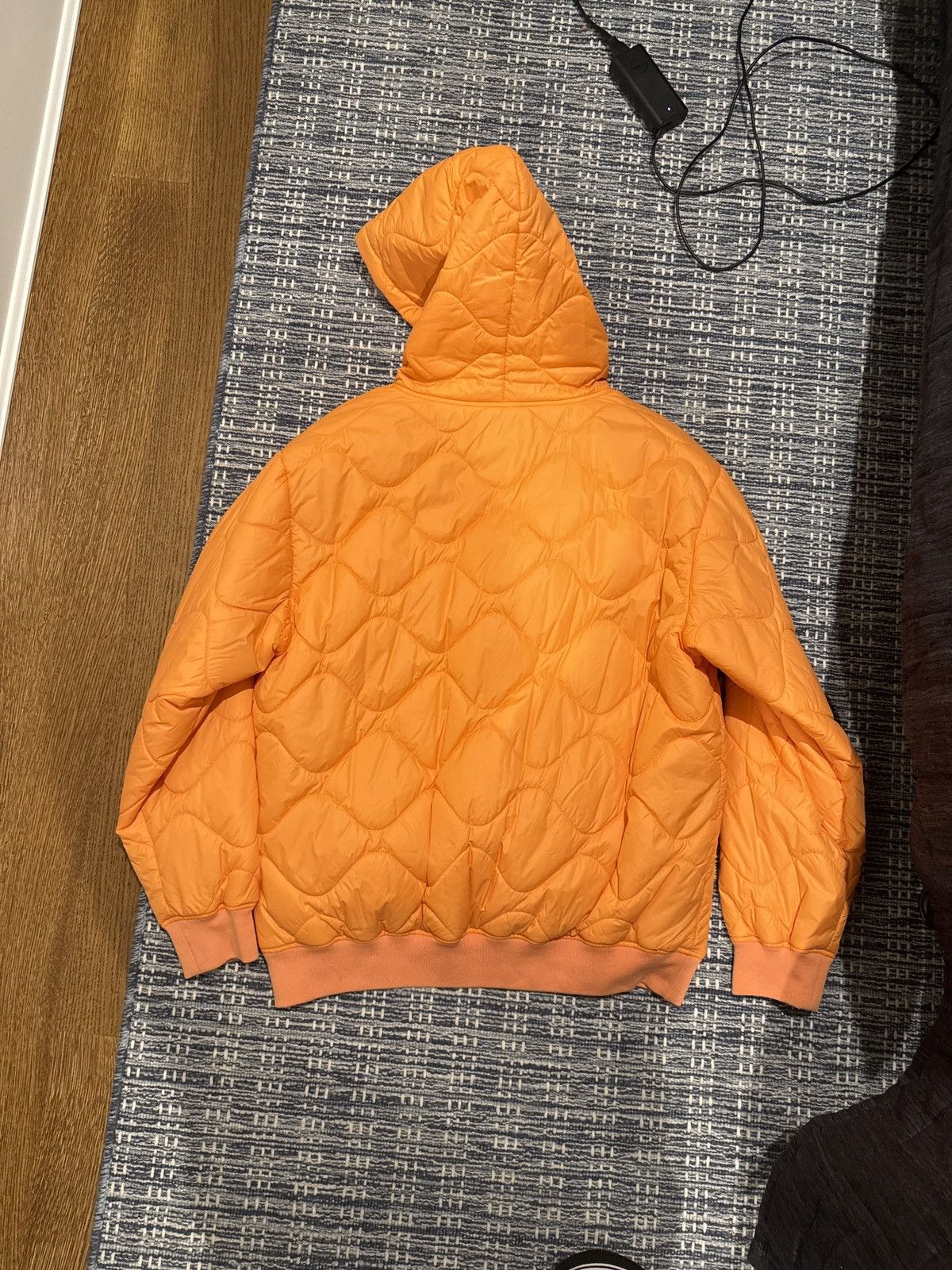Palace Palace Pertex Quilter Hoodie Orange Size US L / EU 52-54 / 3 - 2 Thumbnail