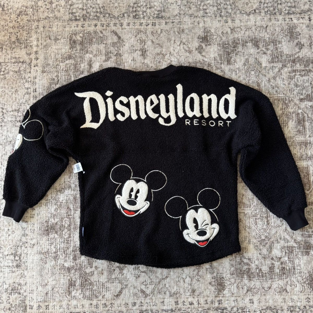 Disney Mickey Mouse Black and White Sherpa Spirit Jersey Size M Size US M / EU 48-50 / 2 - 2 Thumbnail