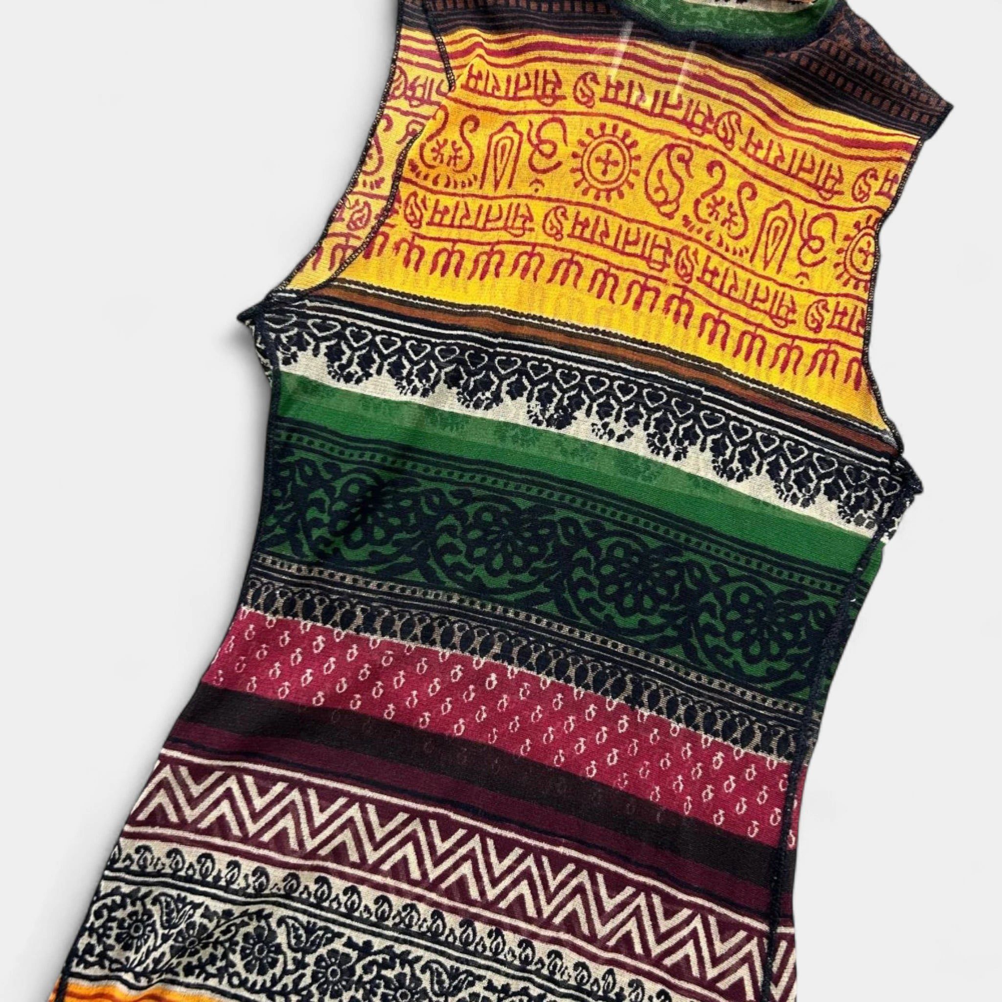 Jean Paul Gaultier Jean Paul Gaultier Classic Mesh Sleeveless Turtleneck Top Mu Size S / US 4 / IT 40 - 2 Thumbnail