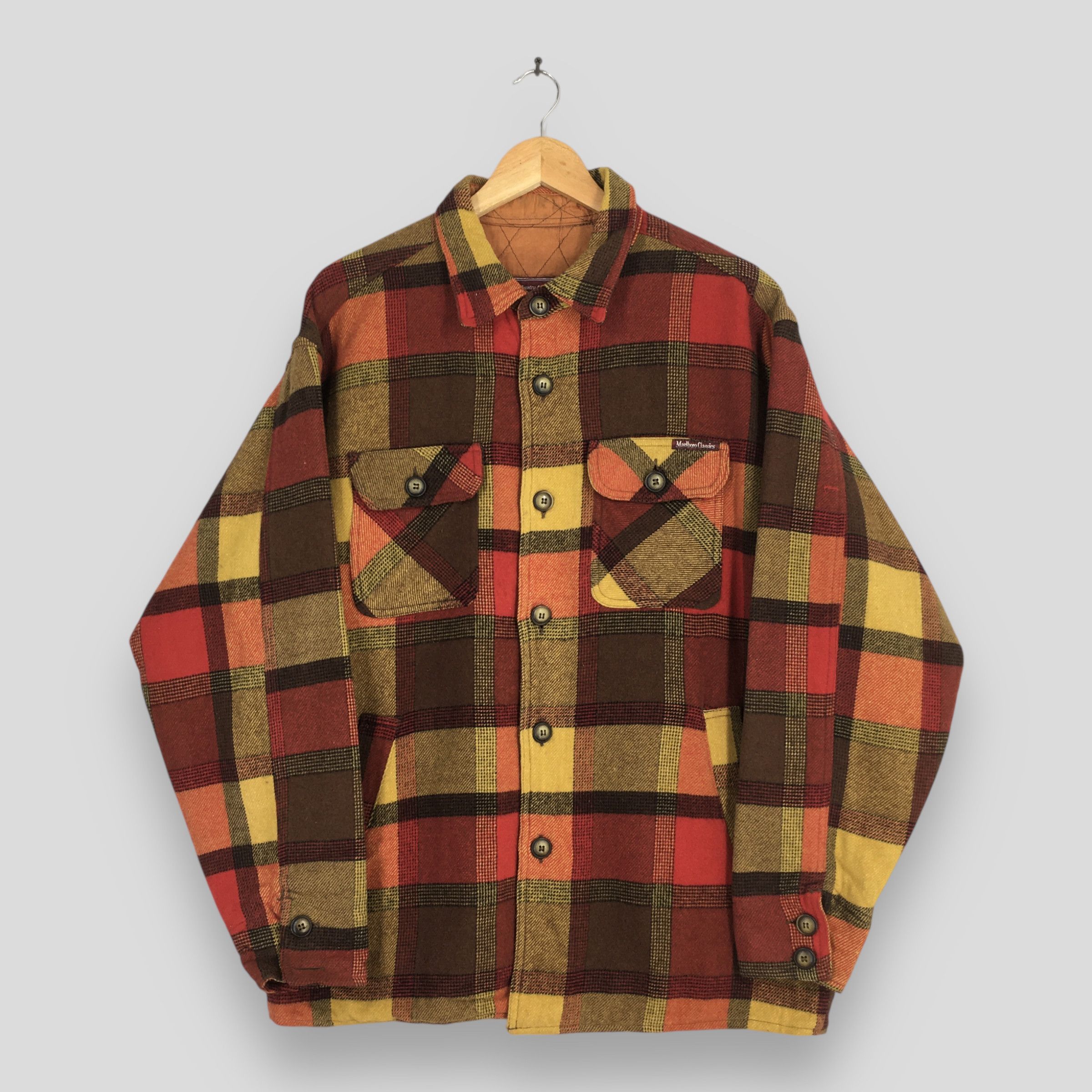 Marlboro Vintage 90s Marlboro Classic Tartan Checkered Jacket M Size US M / EU 48-50 / 2 - 1 Thumbnail