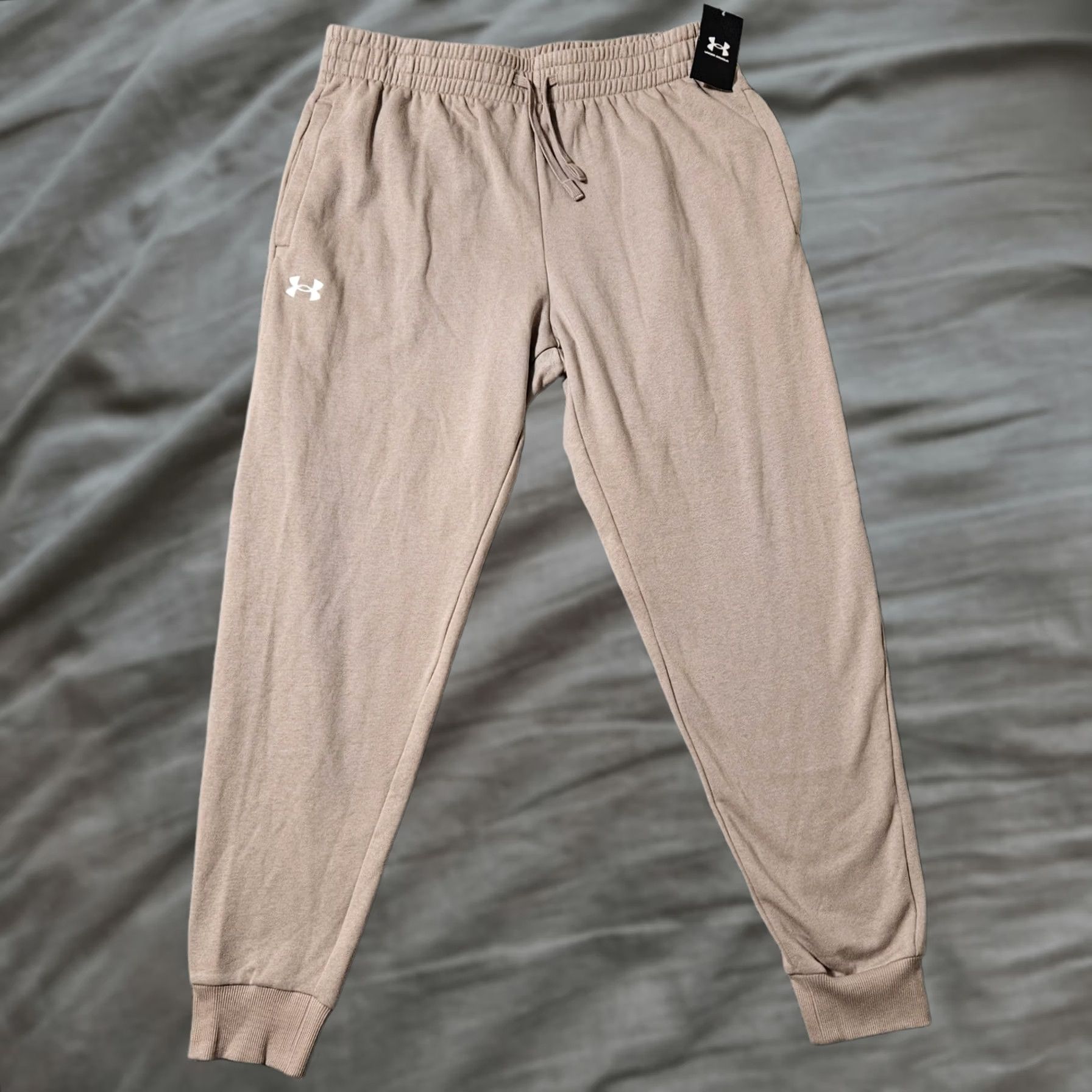 Under Armour Under Armour Rival Fleece Jogger Pants Men's Size XL Tan 1379774 Pant Size US 36 / EU 52 - 1 Thumbnail