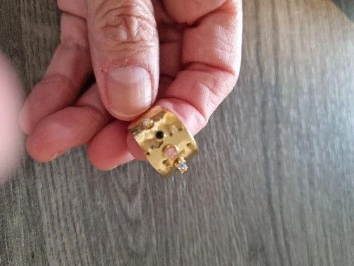 Jewelry Resizable Cubic Zirconia Crystal Steel 18K Gold Plated Rings Size ONE SIZE - 8 Thumbnail