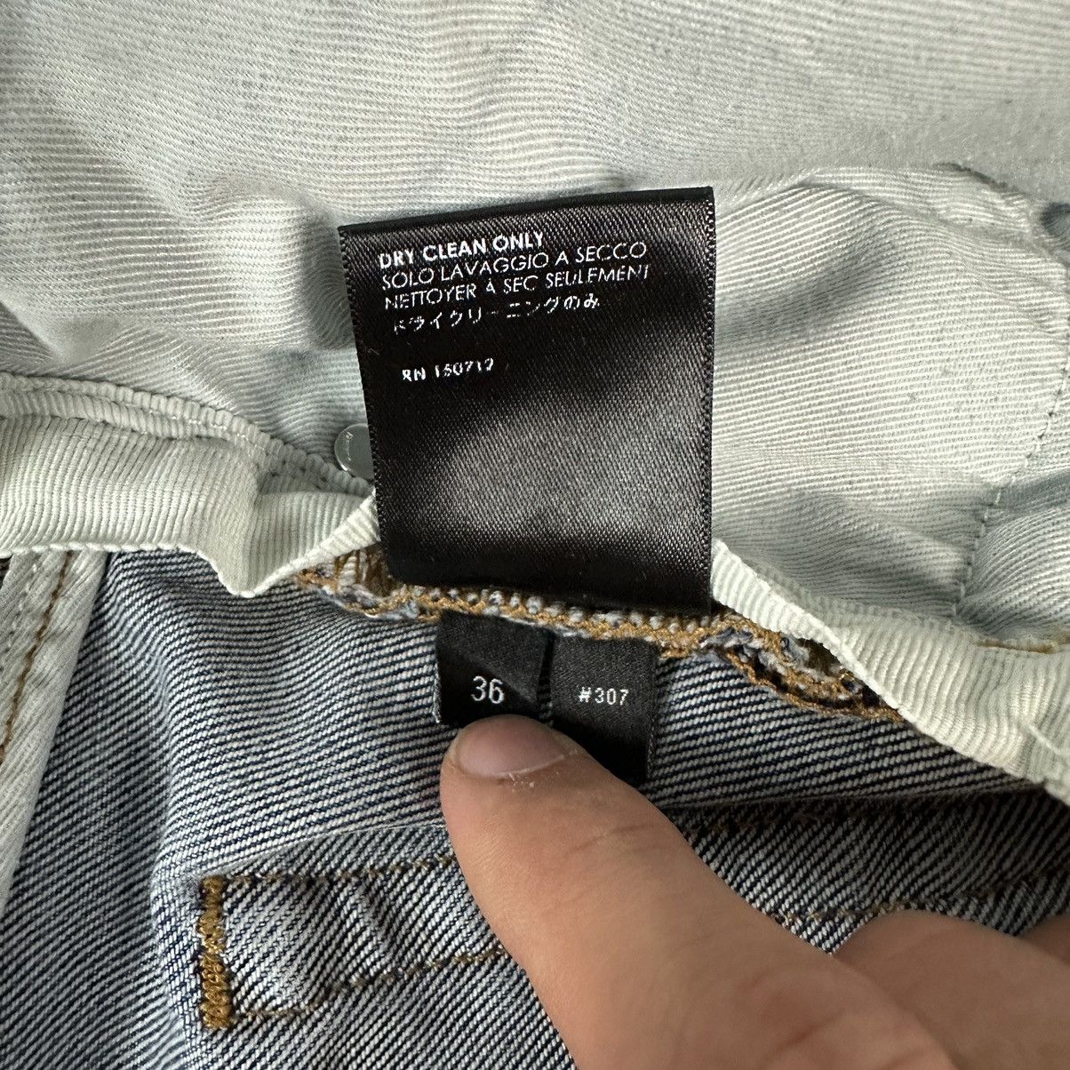 Amiri Amiri Jeans 307 Skinny Stretch Washed Denim size 34 / L #307 Size US 34 / EU 50 - 10 Thumbnail