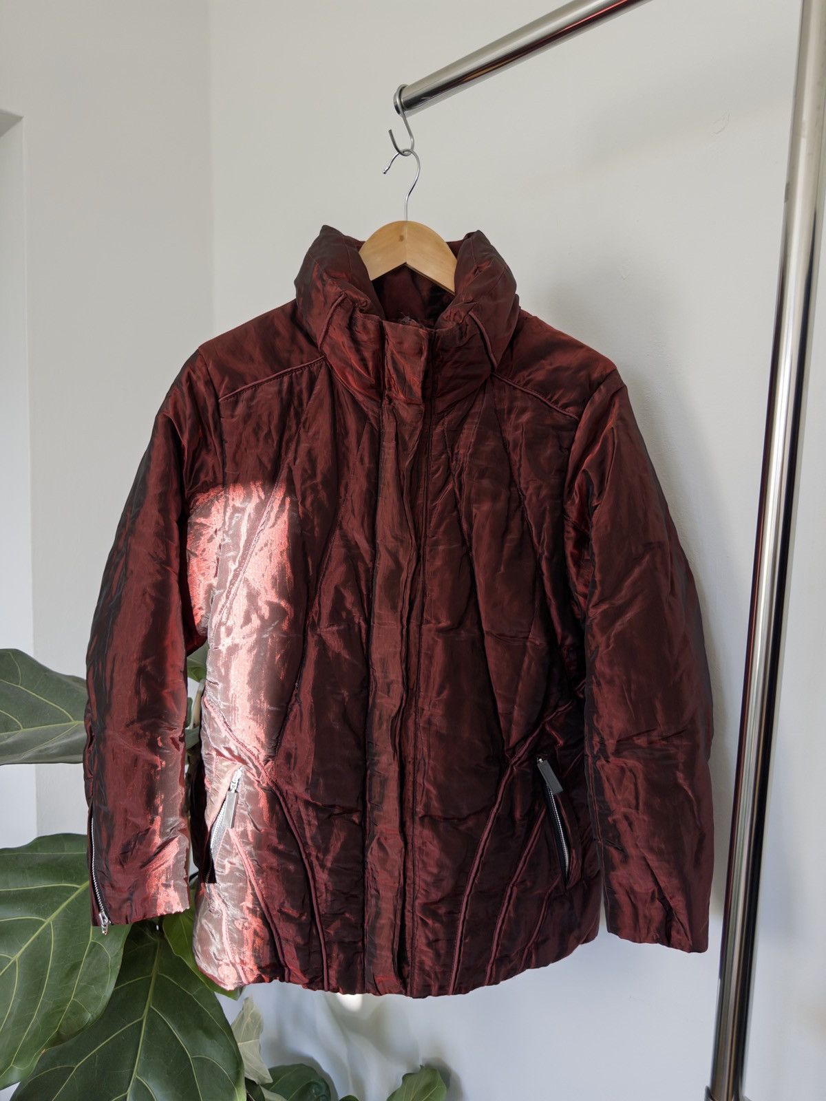 All Sport Vintage Allsport Down Jacket Burgundy 90s Alpine Tech Size M / US 6-8 / IT 42-44 - 1 Thumbnail