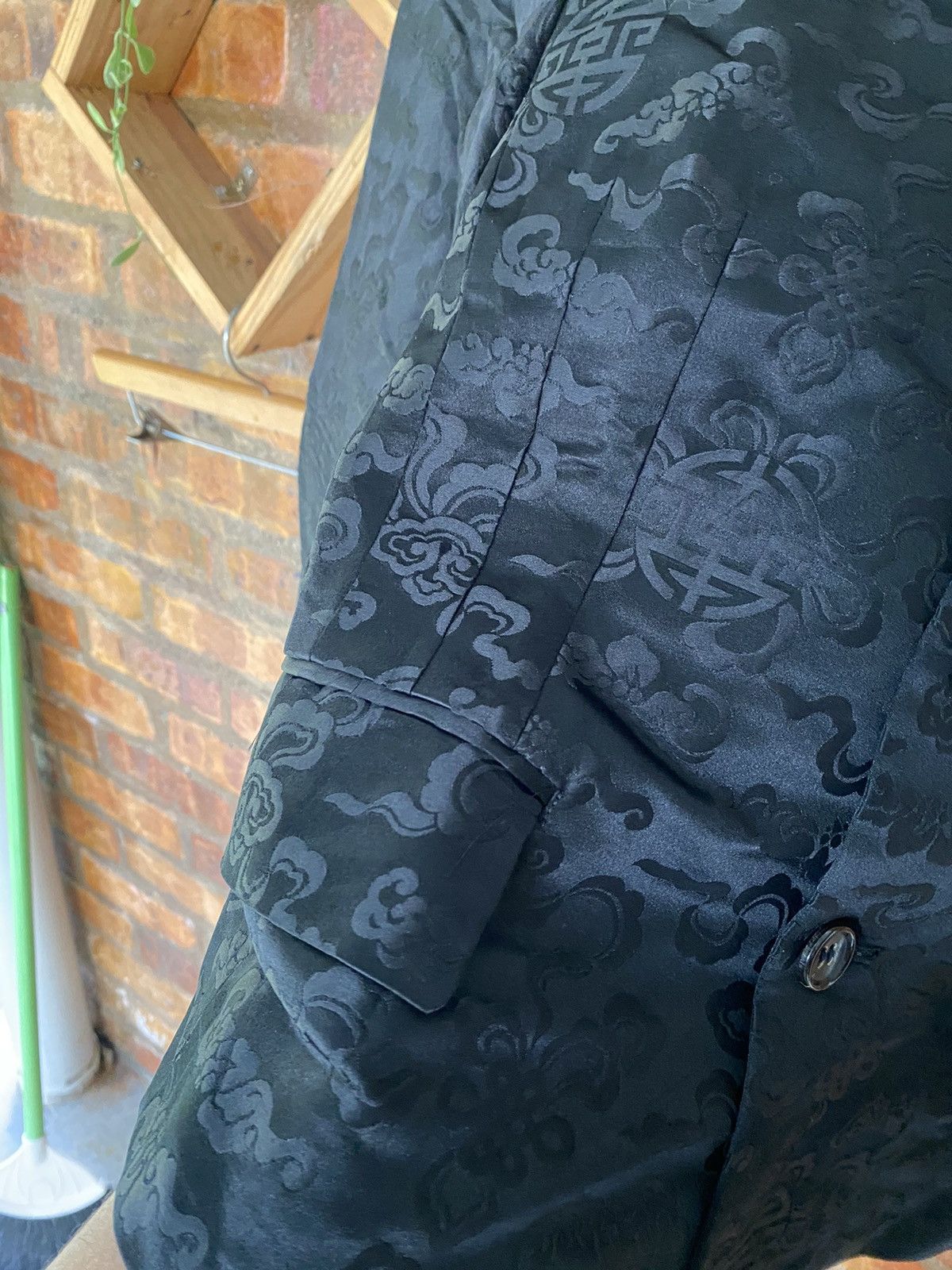 Comme des Garcons SS1991 SILK CDG NOIR chinese manuscript hologram symbol Size M / US 6-8 / IT 42-44 - 10 Thumbnail