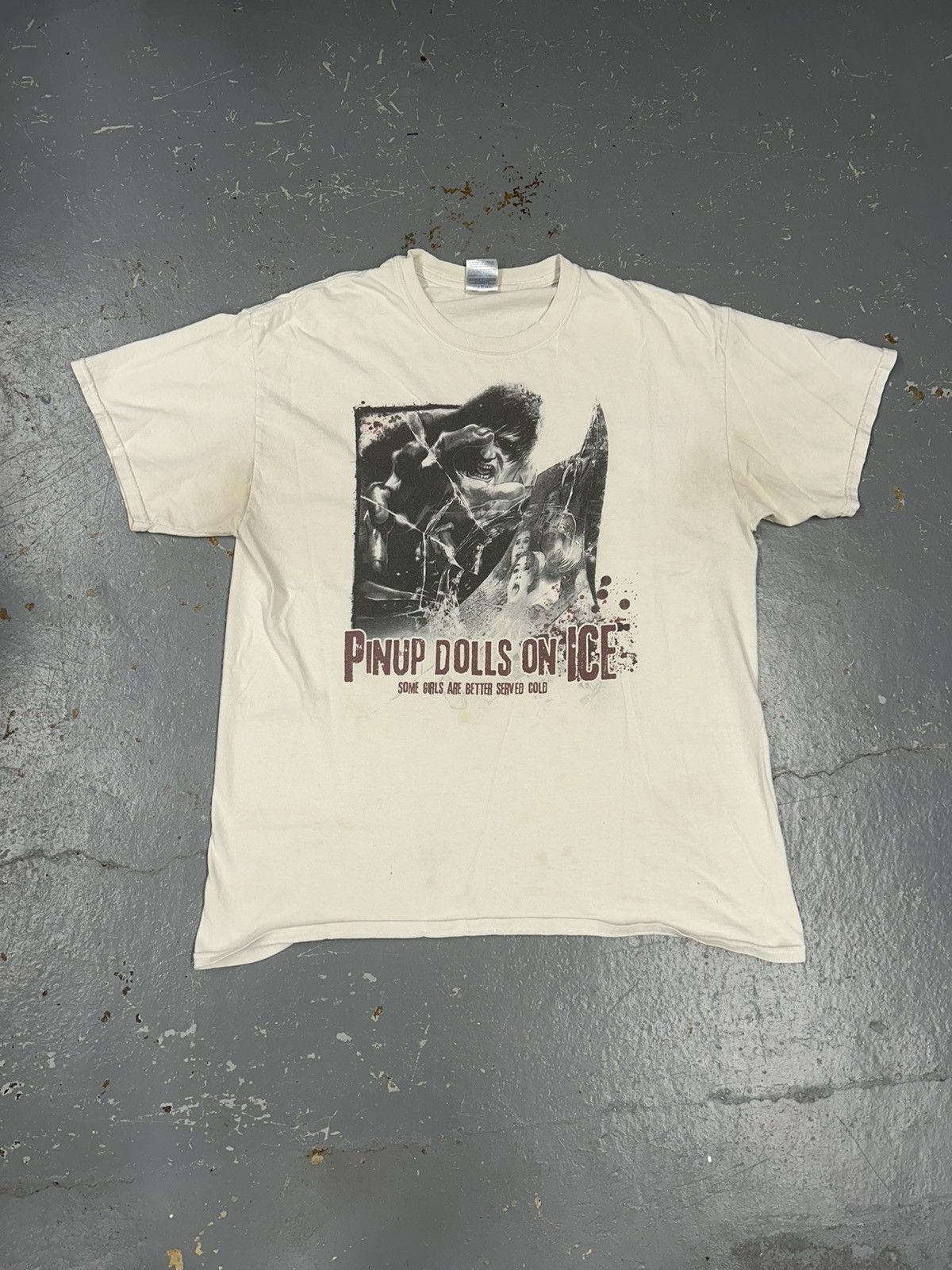 Vintage Crazy Vintage Pinup Girls on Ice Rare Horror Movie Tee Shirt Size US L / EU 52-54 / 3 - 1 Thumbnail