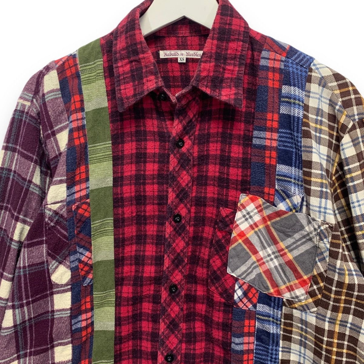 Needles Needles Rebuild 7 Cut Oversized Flannel Shirt Size US S / EU 44-46 / 1 - 2 Thumbnail