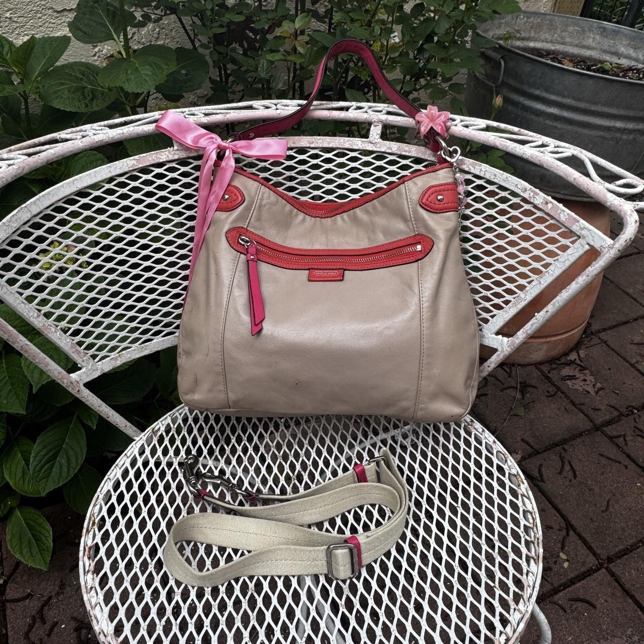 Coach Y2K Coach 2-Tone Beige & Pink Convertible Bag Size ONE SIZE - 1 Thumbnail