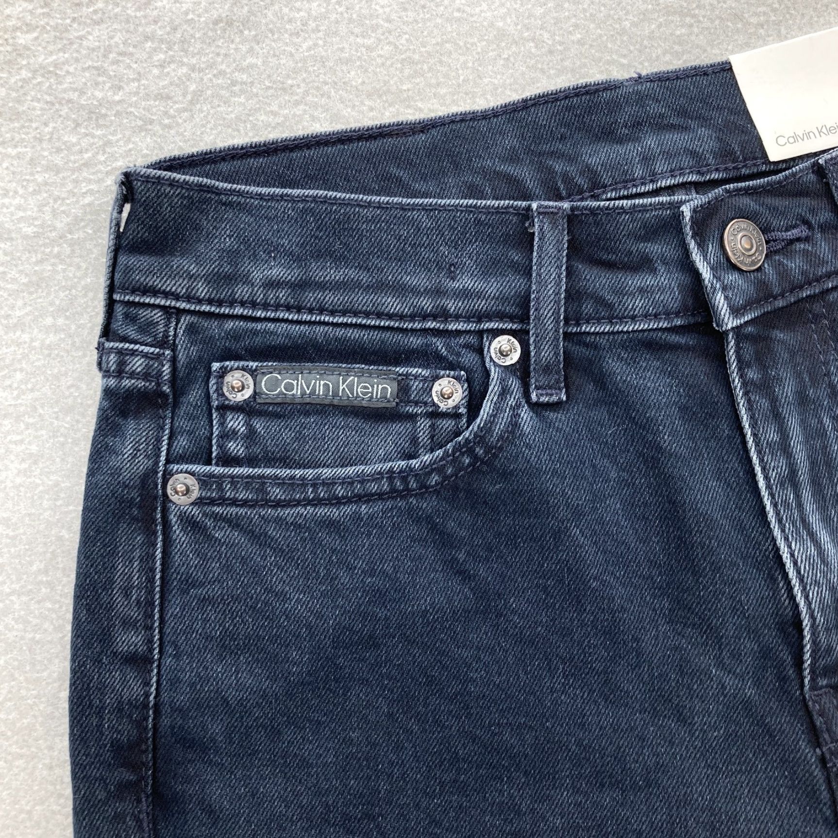 Calvin Klein Calvin Klein Jeans Womens 26 Flare Jeans Dark Blue Denim Stretch 90s Retro Vintage Style Women Size 26" / US 2 / IT 38 - 3 Thumbnail