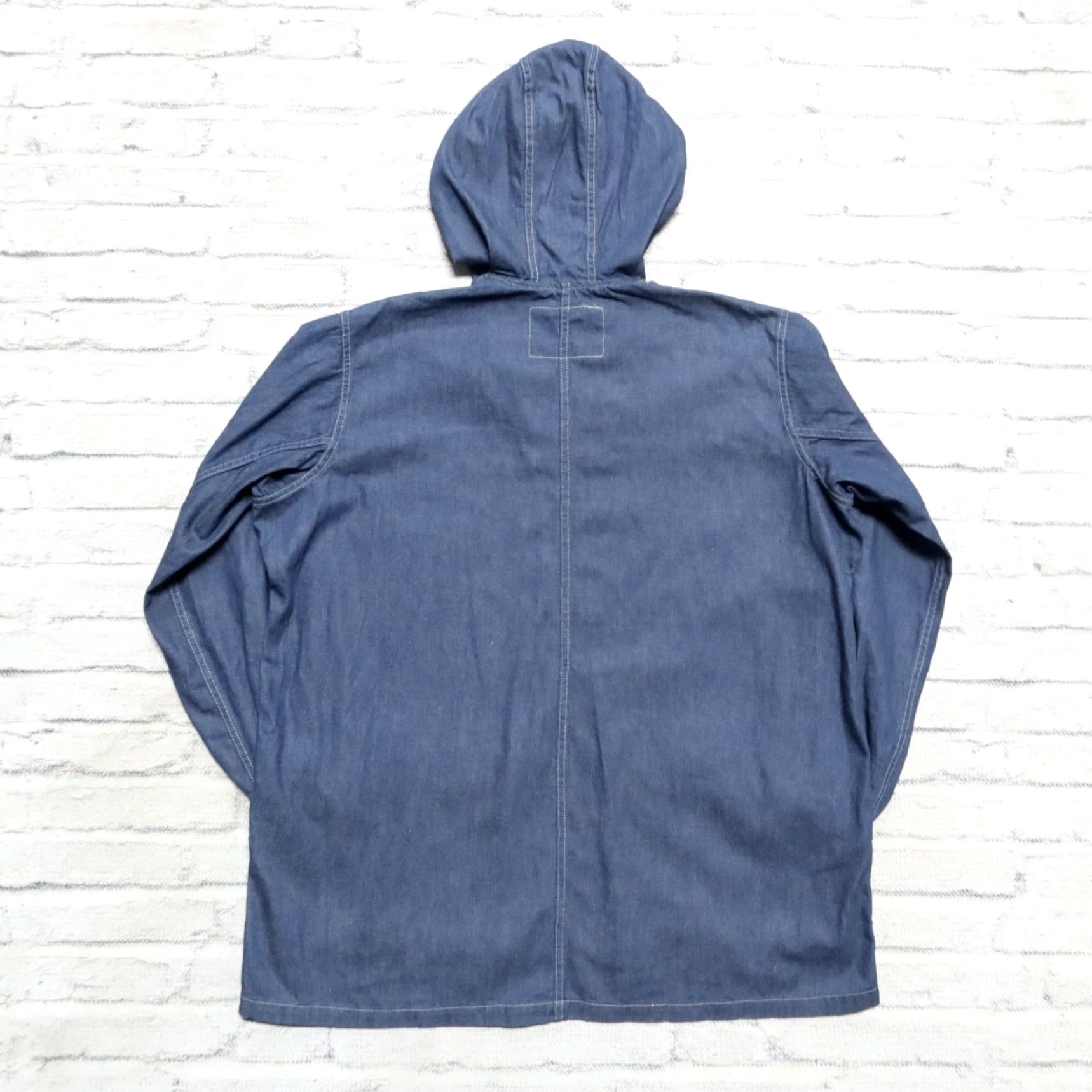 Levi's VINTAGE Levi's Denim Jacket / Made & Crafted / Pullover Anorak / M / Dark Wash / Jacket / Men Size US M / EU 48-50 / 2 - 6 Thumbnail