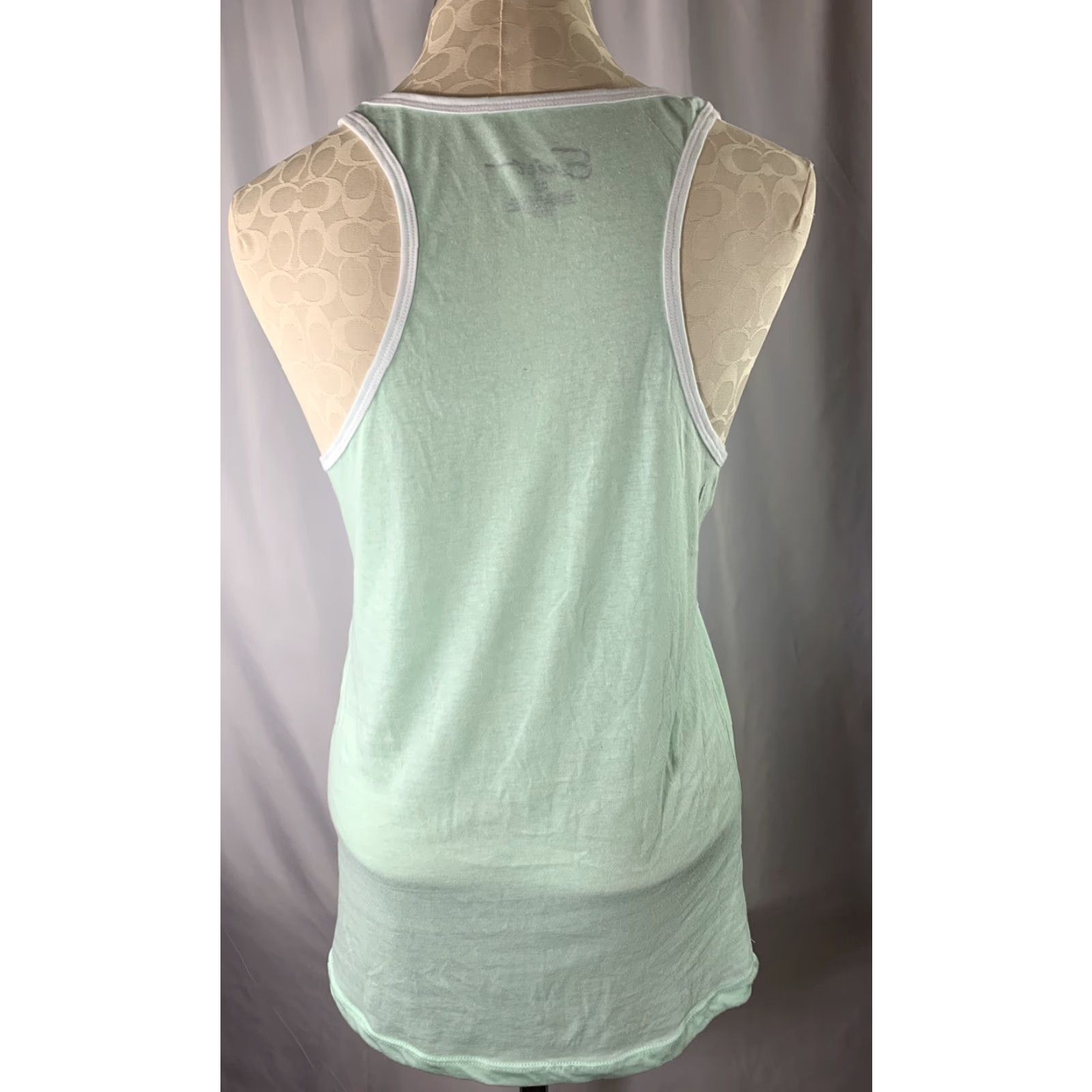 Vintage VINTAGE XL Exist Women's Tank - Ocean City NJ Atlantic Coast Floral Green Sleeveless Tunic Size XL / US 12-14 / IT 48-50 - 5 Thumbnail