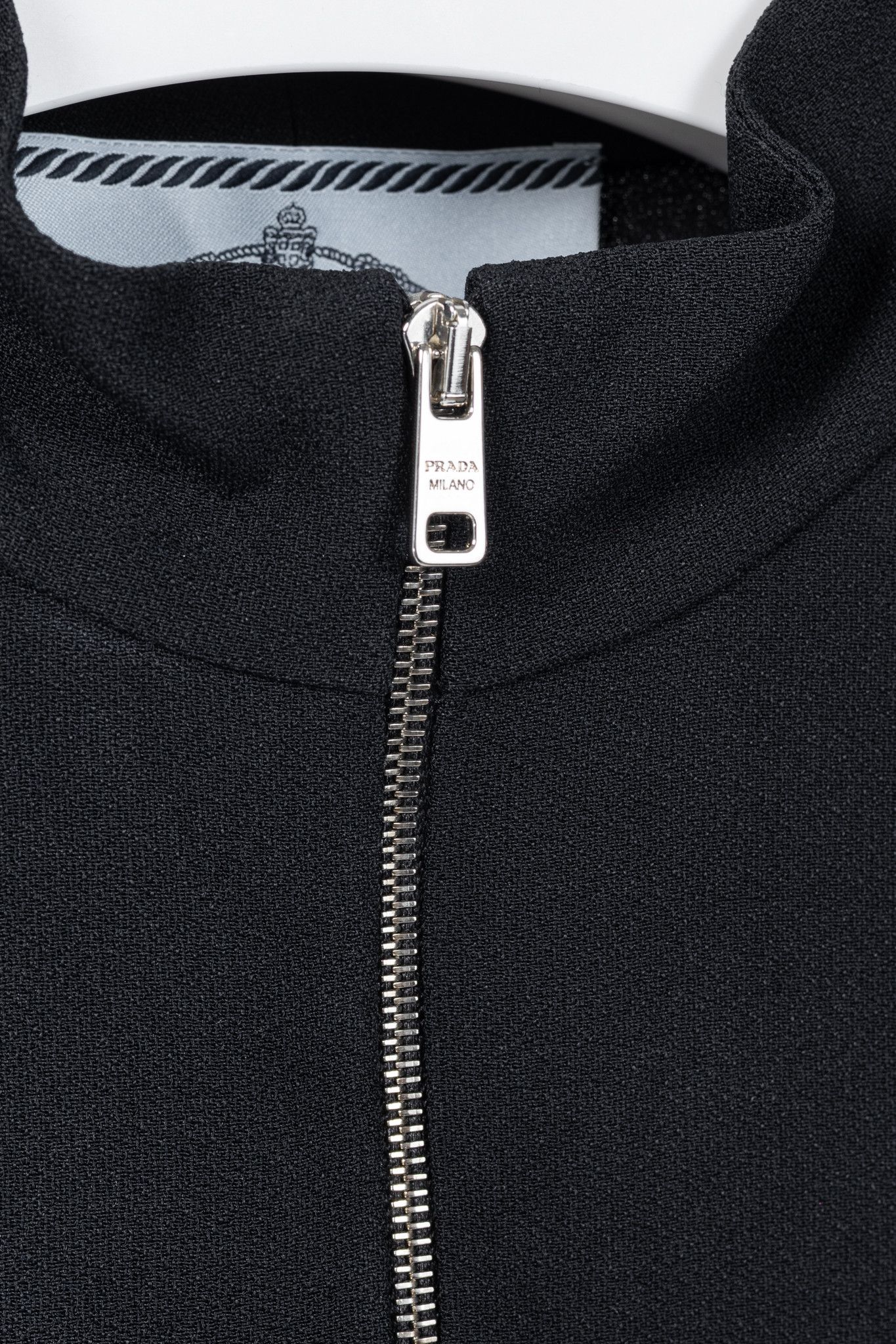 Prada Prada Black Re-Nylon Patchwork Zip Mini Dress Size XS / US 0-2 / IT 36-38 - 10 Thumbnail