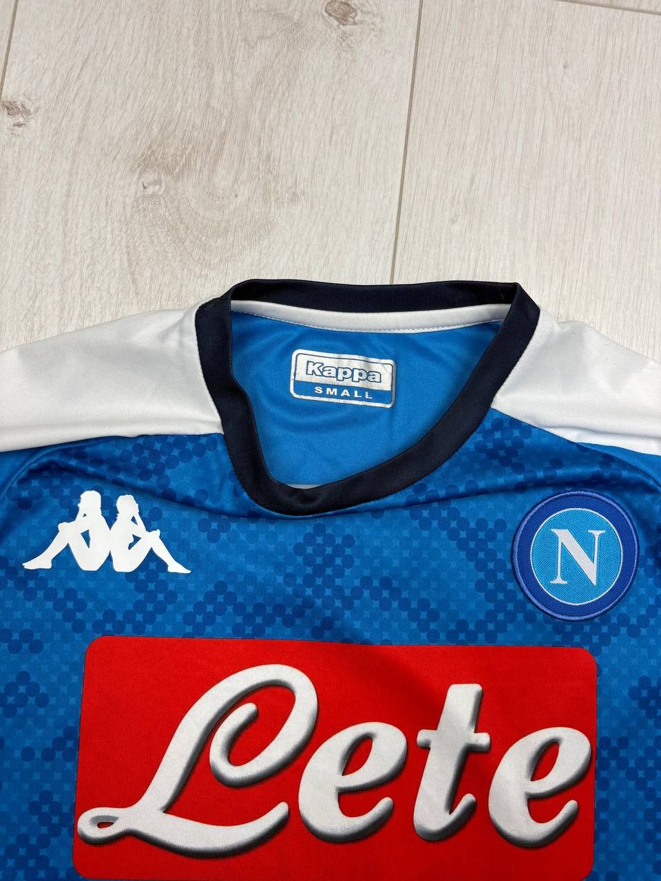Kappa 2019/2020 Kappa SCC Napoli Soccer Jersey T-Shirt Tee Size US S / EU 44-46 / 1 - 3 Thumbnail