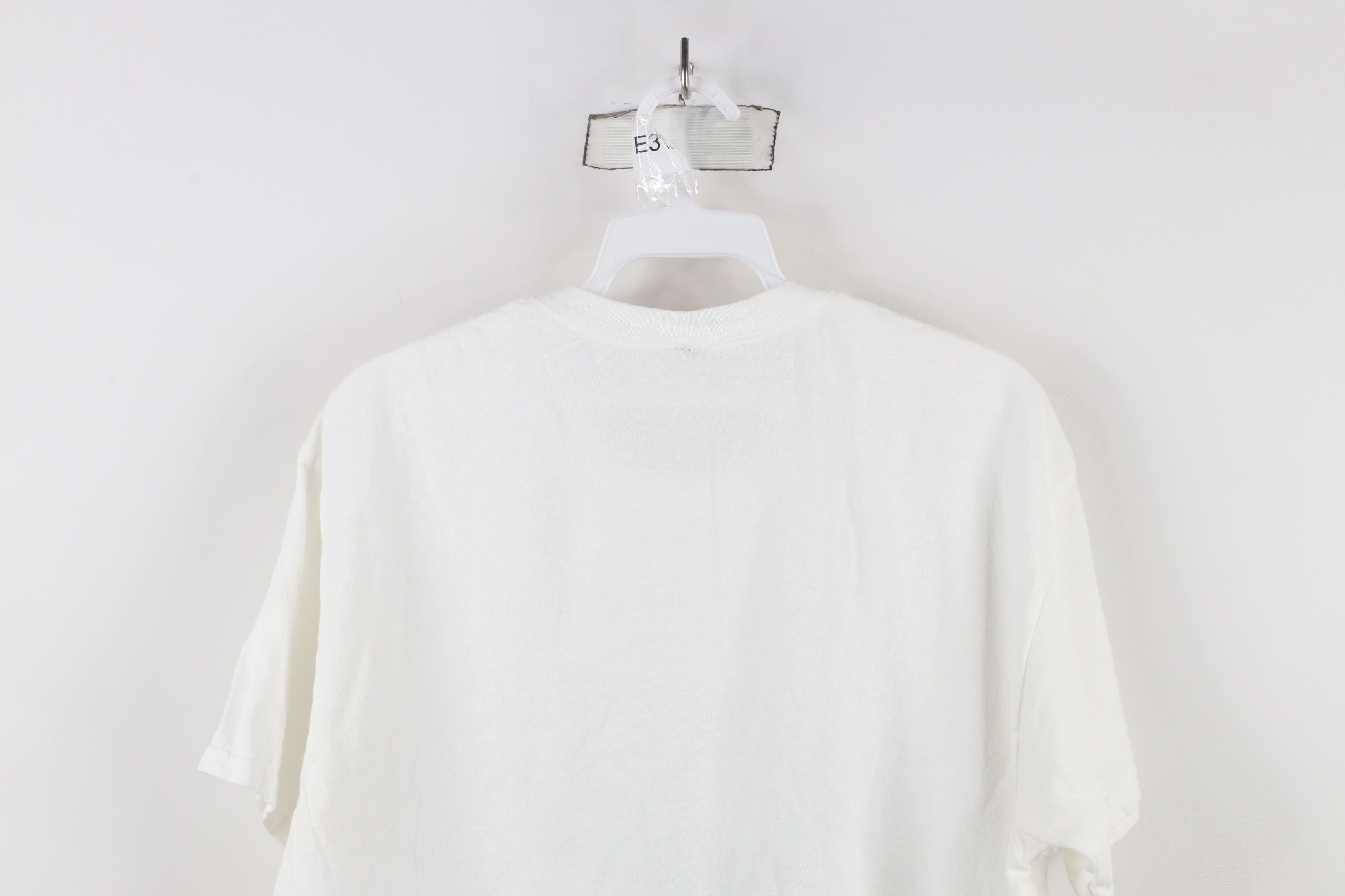 Vintage Vintage 90s Streetwear Jazz Music T-Shirt White Cotton Size US L / EU 52-54 / 3 - 9 Thumbnail