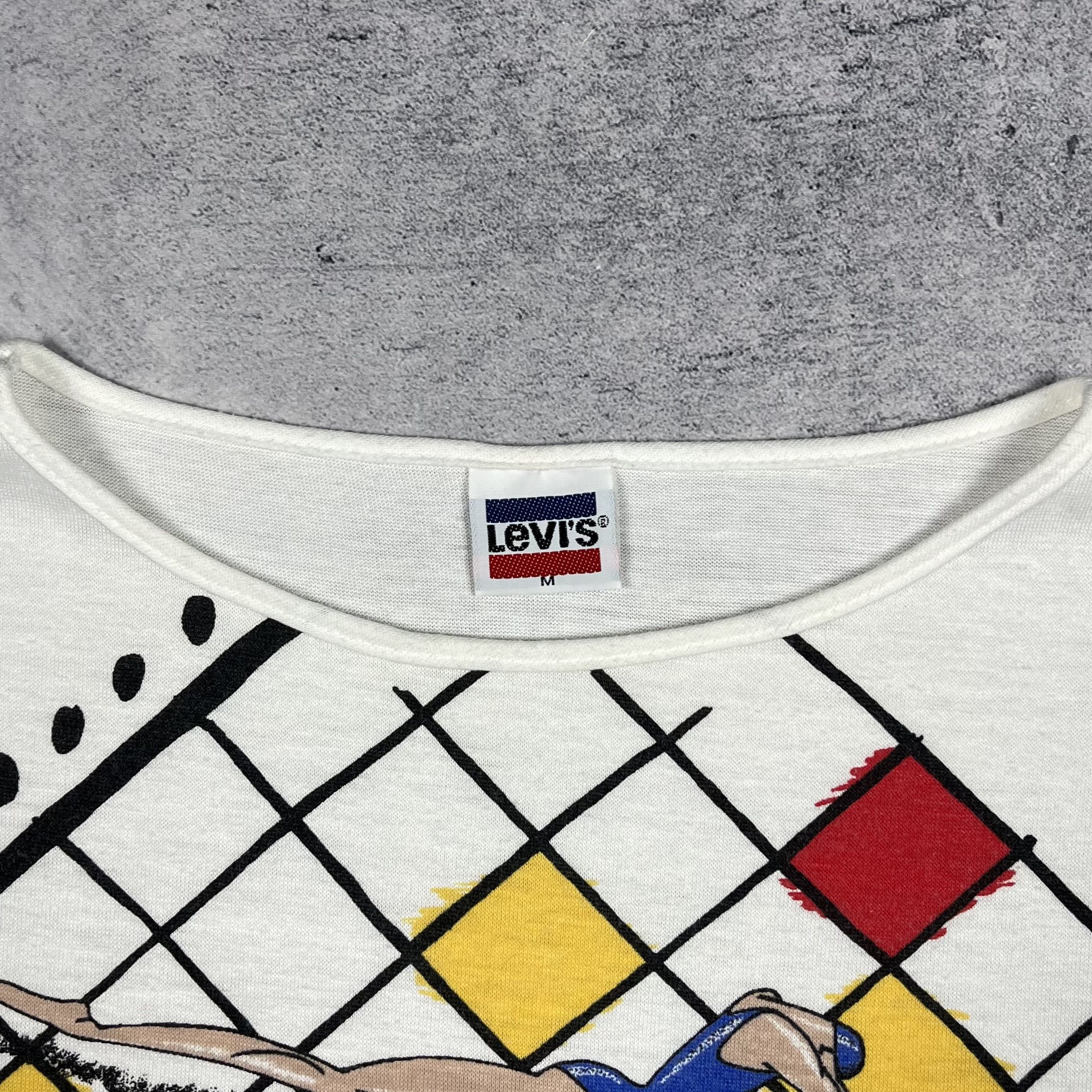Levi's Vintage Levis Olympic Games Tank Top Sleeveless 1984 Size M / US 6-8 / IT 42-44 - 11 Thumbnail