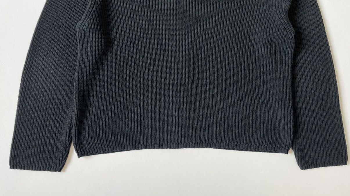 Dries Van Noten 1990s Ribbed Zip Knit Cotton Cardigan Size US L / EU 52-54 / 3 - 14 Thumbnail