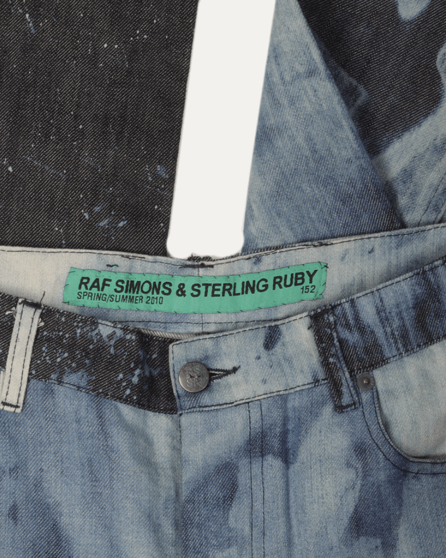 Raf Simons × Sterling Ruby Raf Simons Sterling Ruby SS10 Bleached Jeans Size US 33 - 12 Thumbnail