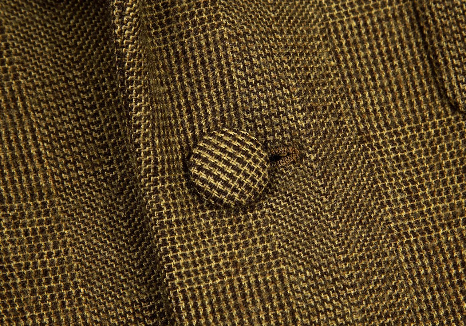 Jean Paul Gaultier Wool-Poly Check Patch Pocket Jacket in Brown Size 48 Size US M / EU 48-50 / 2 - 5 Thumbnail