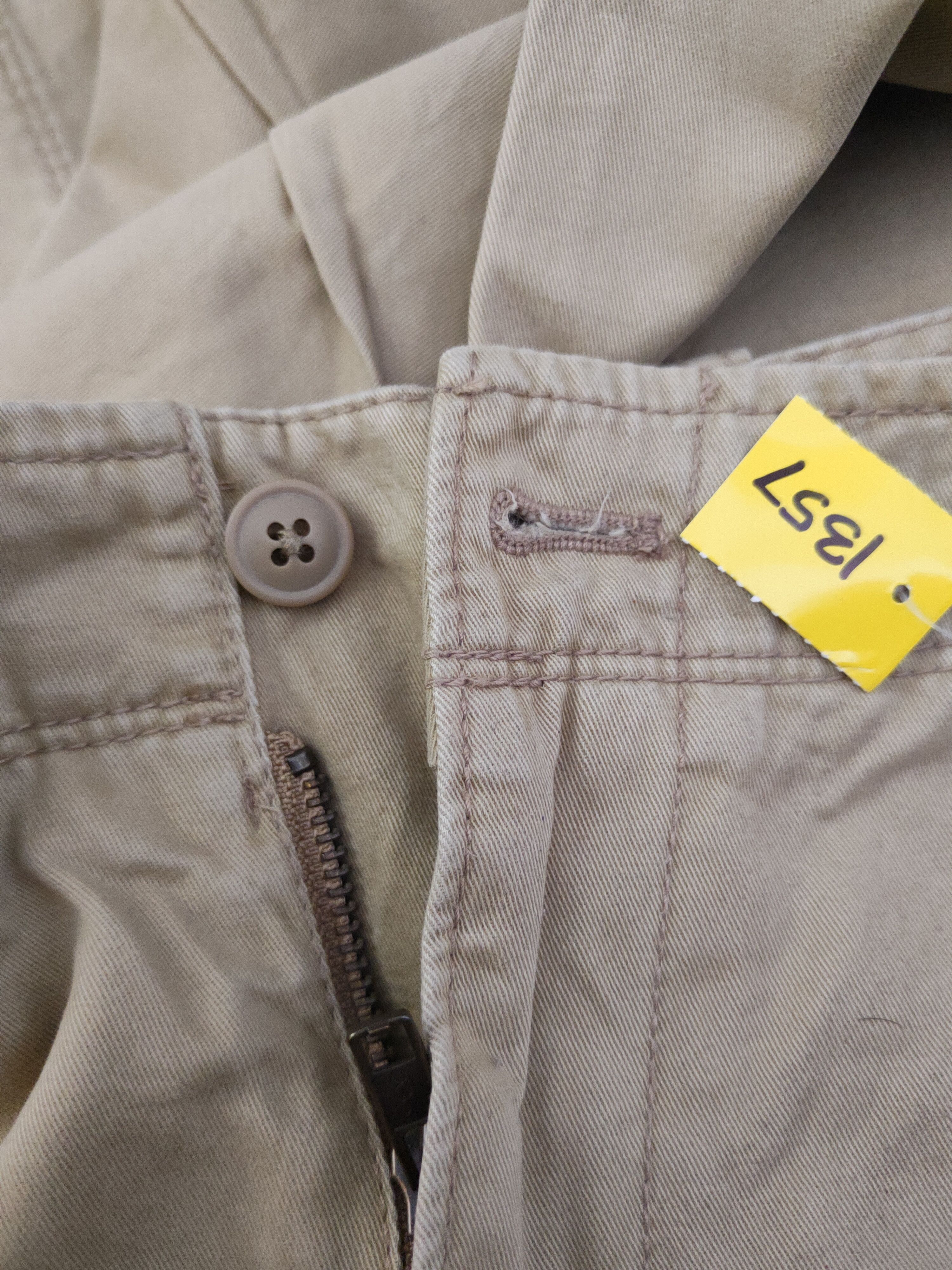 Japanese Brand DL Gap Beige Multipocket Tactical Cargo Pants #1357 Size US 34 / EU 50 - 15 Thumbnail