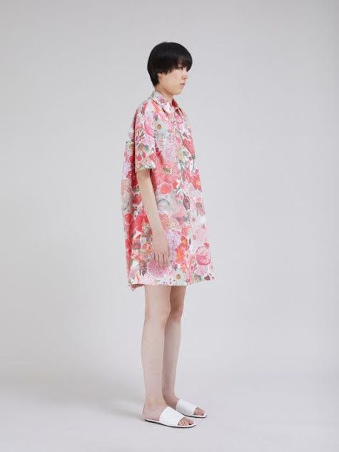 Marni oc11z0525 Floral Print Dress in Multicolor Size XL / US 12-14 / IT 48-50 - 2 Thumbnail