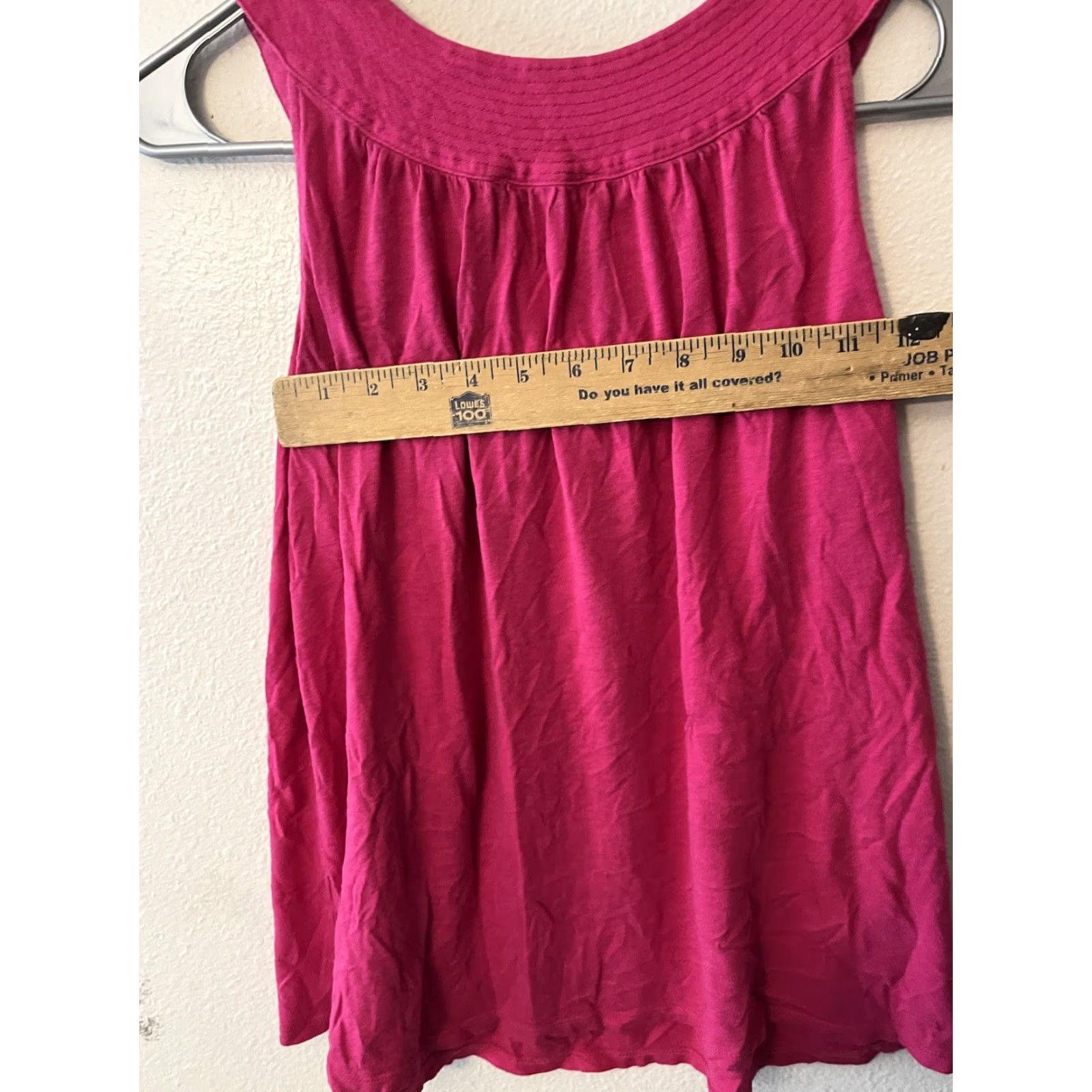 Express Express Tank Top Women M Pink Cotton Modal Spandex Crew Neck Slim Casual Shirt Size M / US 6-8 / IT 42-44 - 5 Thumbnail