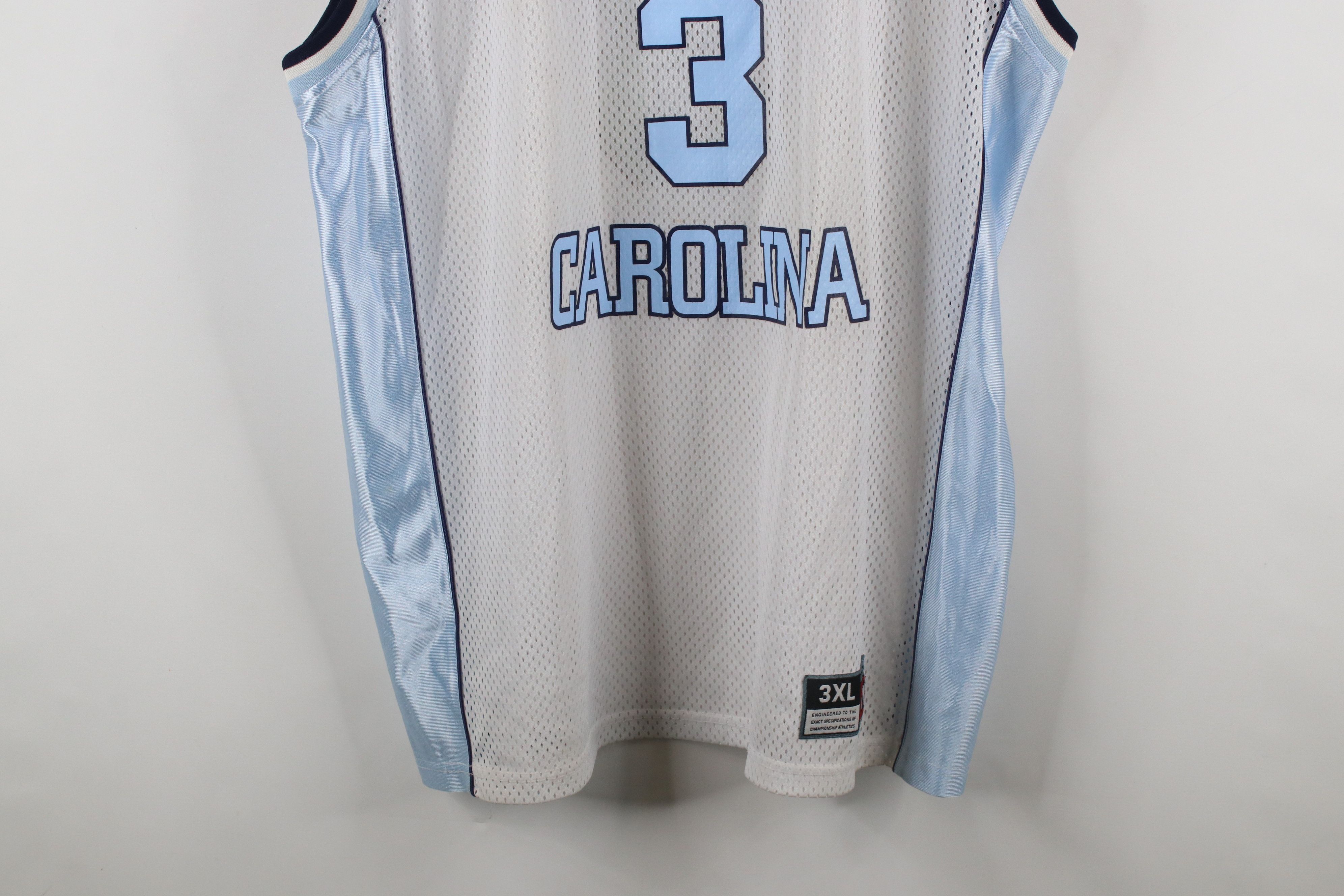 Vintage Vintage 90s Y2K University of North Carolina Basketball #3 Size US XXL / EU 58 / 5 - 3 Thumbnail