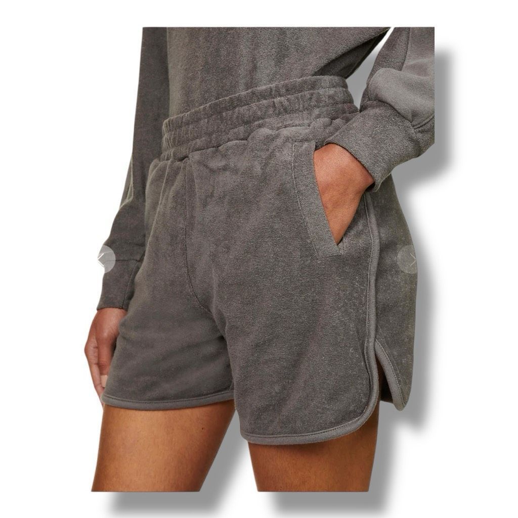 Varley Varley Marlwood Athletic Gray Terry Cloth Shorts Size Extra Size 26" / US 2 / IT 38 - 1 Thumbnail