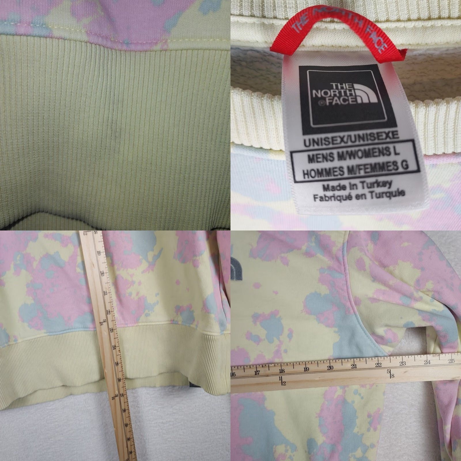The North Face The North Face Unisex Pastel Tie Dye Crewneck Sweatshirt Mens M Womens L Pullover Size M / US 6-8 / IT 42-44 - 8 Thumbnail