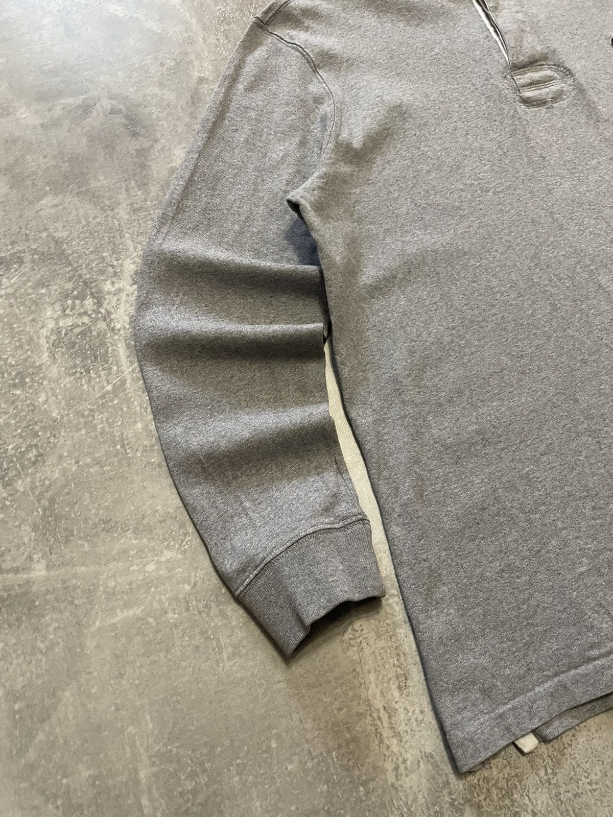 Polo Ralph Lauren Vintage Polo Ralph Lauren Gray Rugby Long Sleeve Polo Shirt Size US XL / EU 56 / 4 - 4 Thumbnail