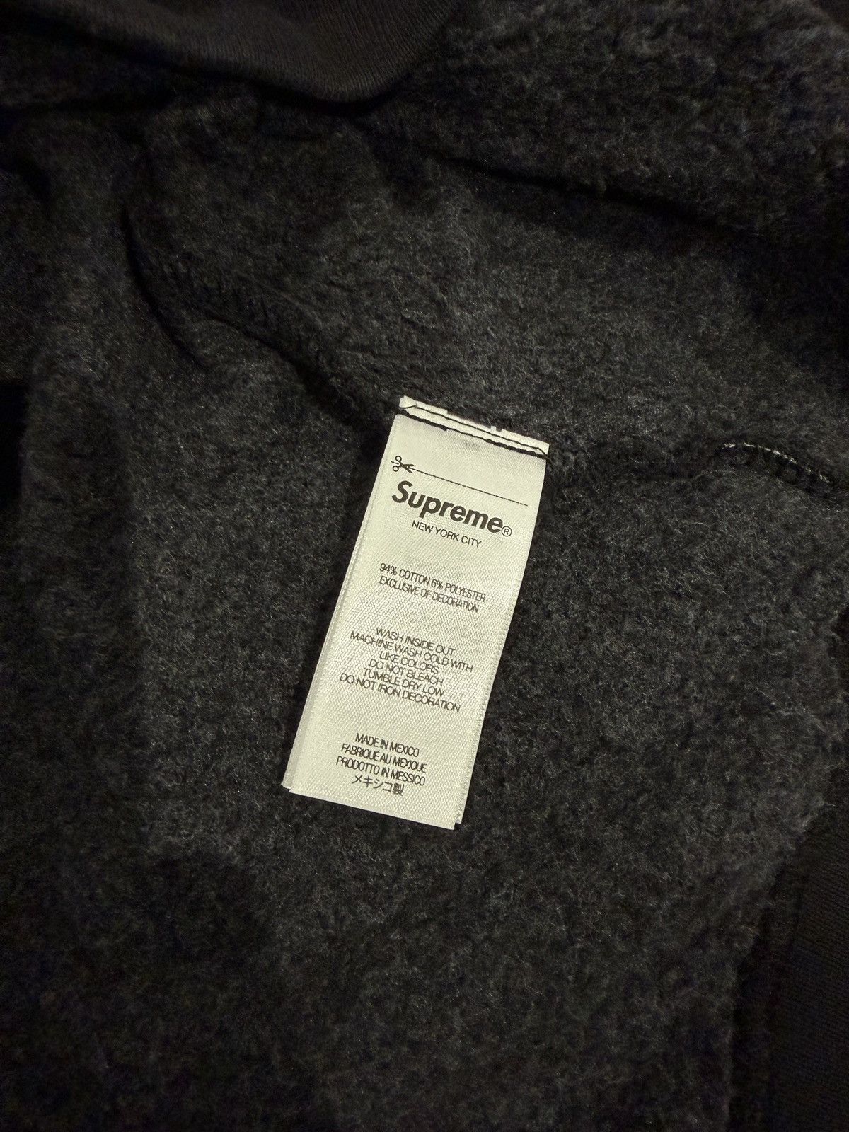 Supreme Supreme Small Box Logo Zip Up Hoodie Black Size: L Size US L / EU 52-54 / 3 - 6 Thumbnail