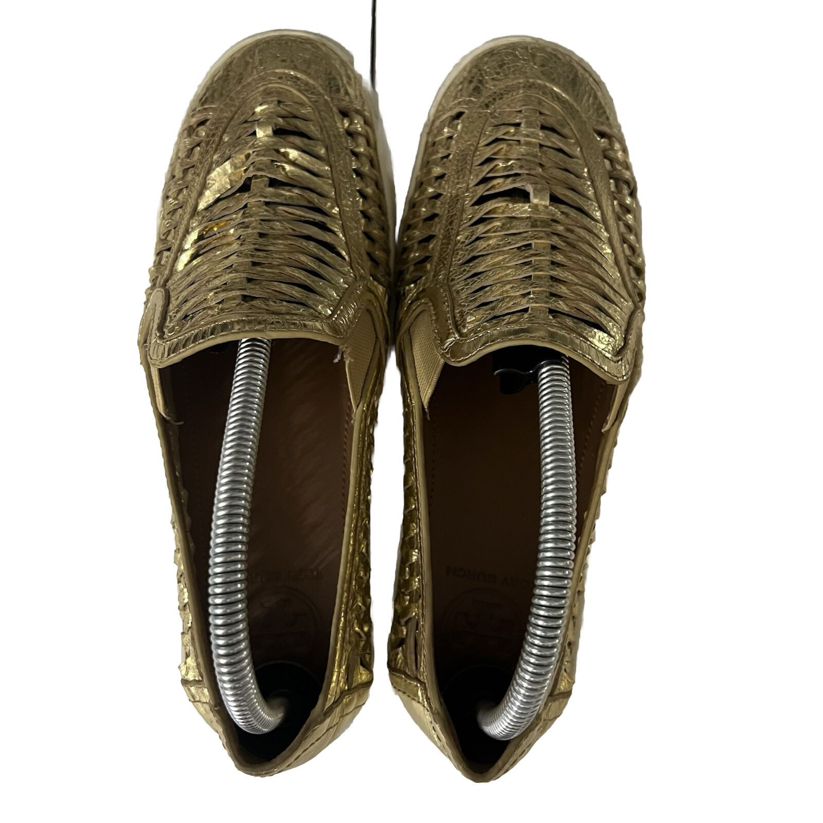Tory Burch Tory Burch Huarache 2 Metallic Gold SlipOn Sneaker Womens 8M Size US 8 / IT 38 - 7 Thumbnail