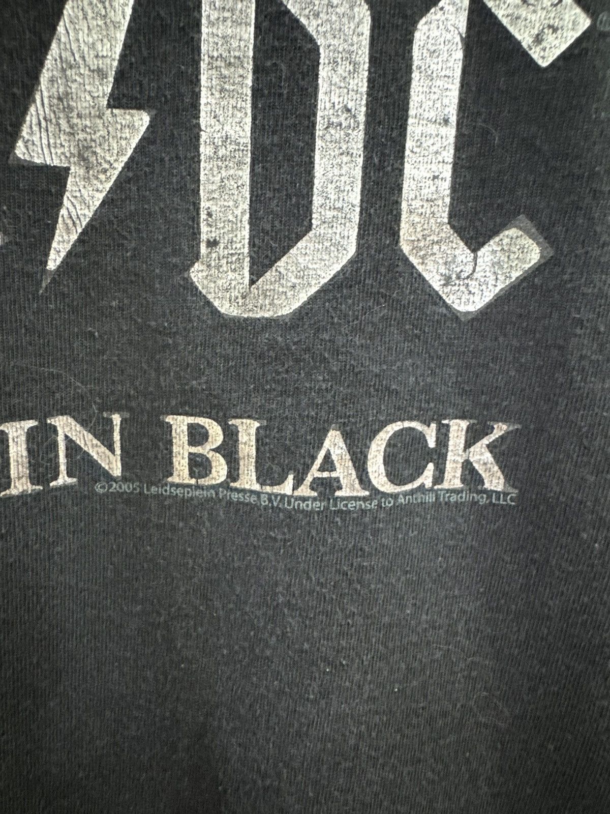 Band Tees × Vintage VINTAGE AC|DC BACK IN BLACK BAND TEES Size US M / EU 48-50 / 2 - 5 Thumbnail