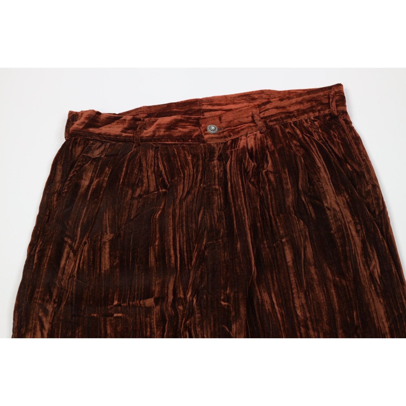 Vintage Vintage 90s Streetwear Velour Velvet Button Shirt Pants Size US L / EU 52-54 / 3 - 14 Thumbnail